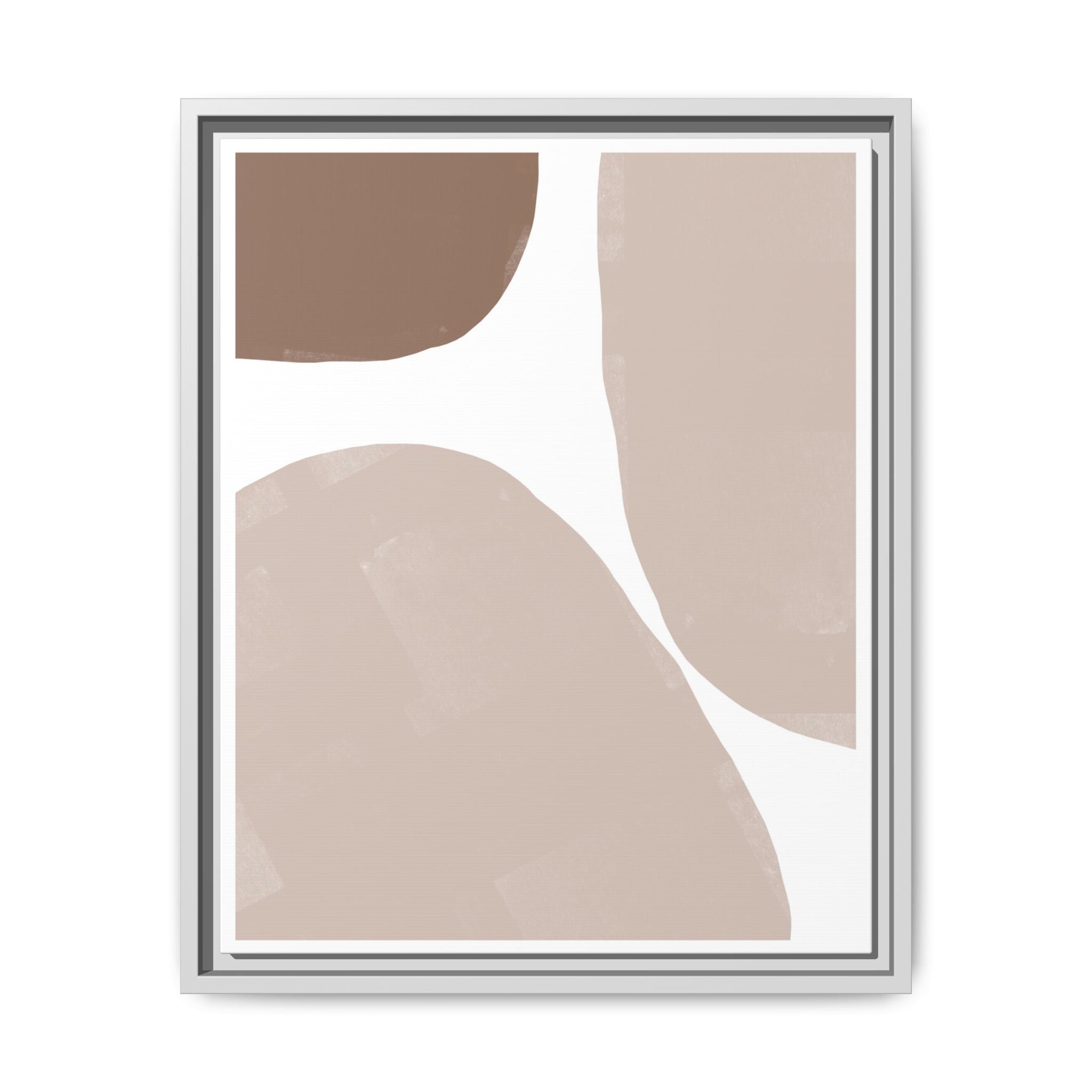 Muted Clay Horizons - Framed