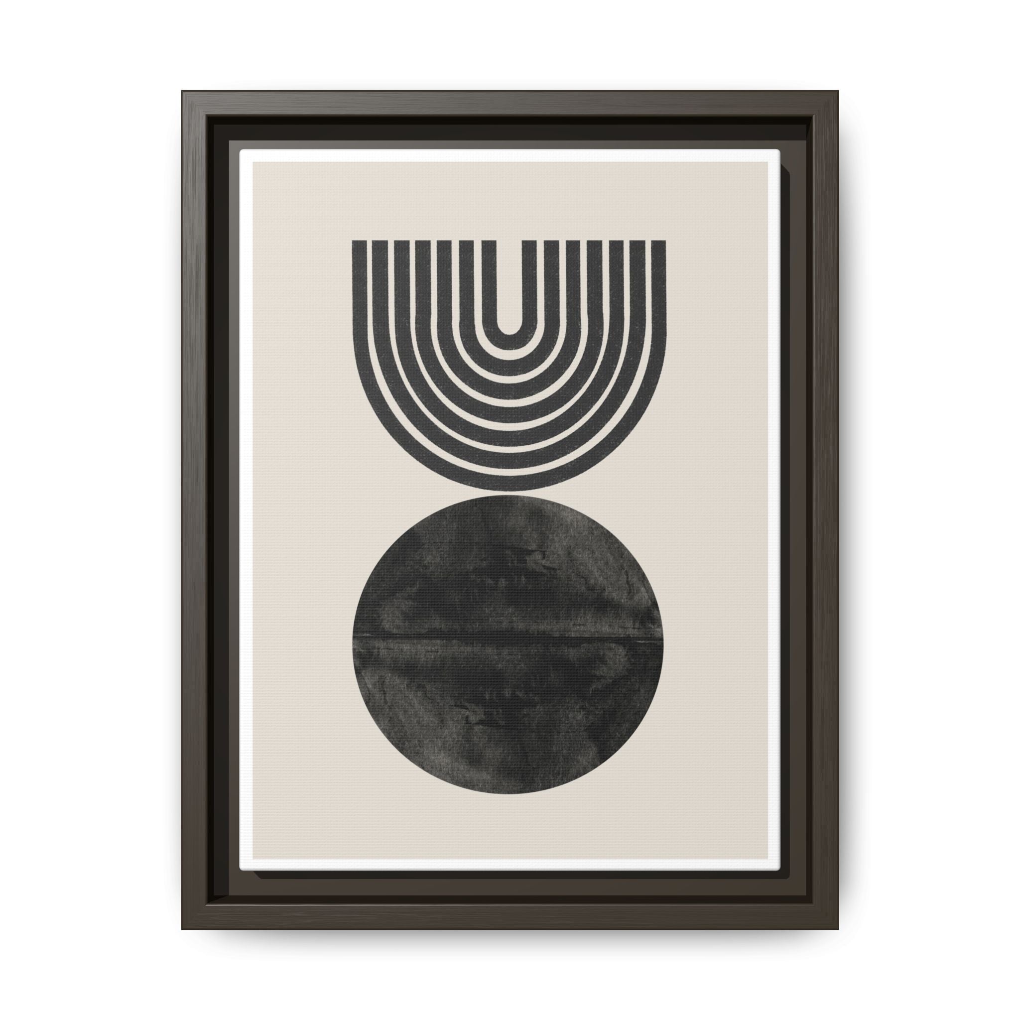 Obsidian Echo Arches - Framed