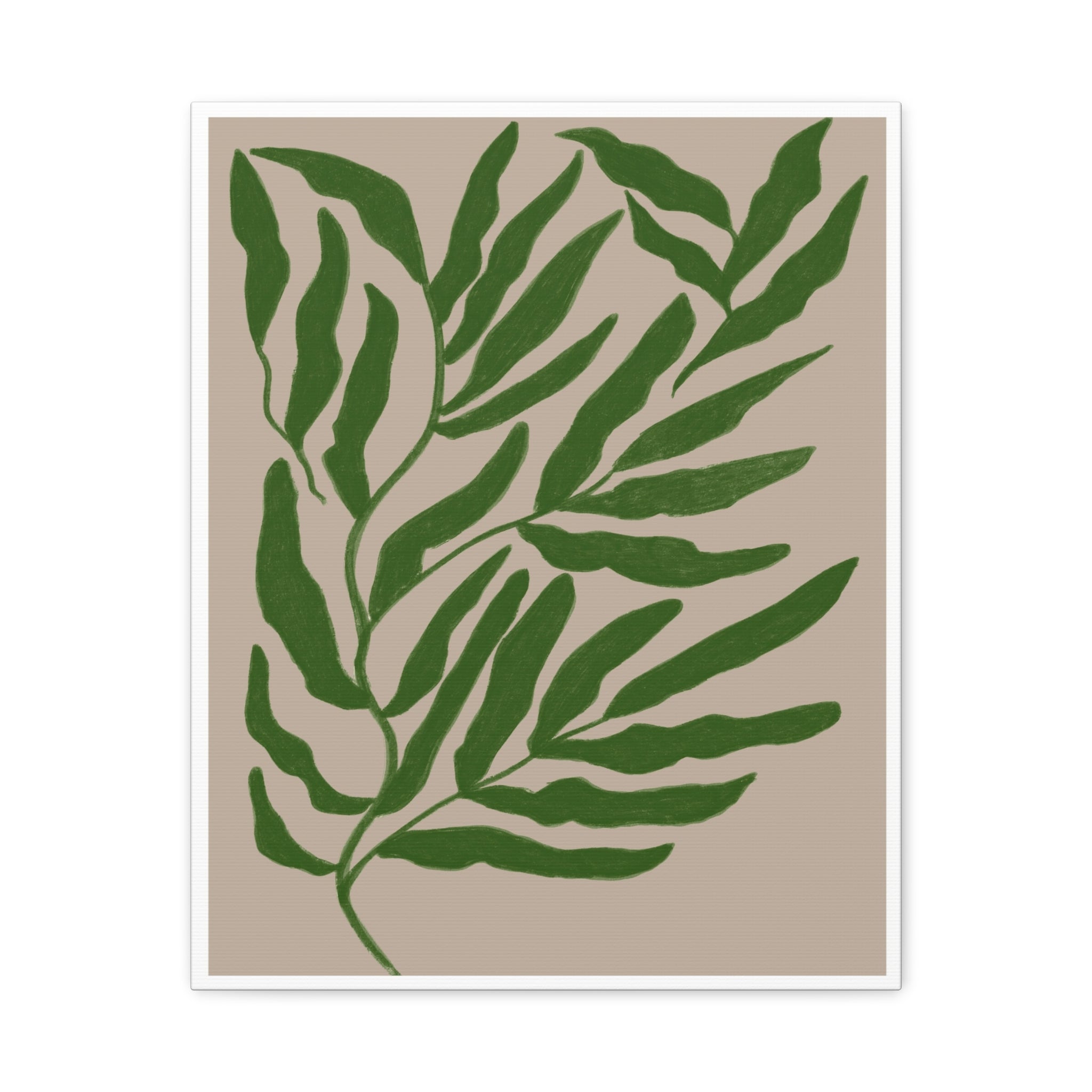 Emerald Canopy Drift - Canvas