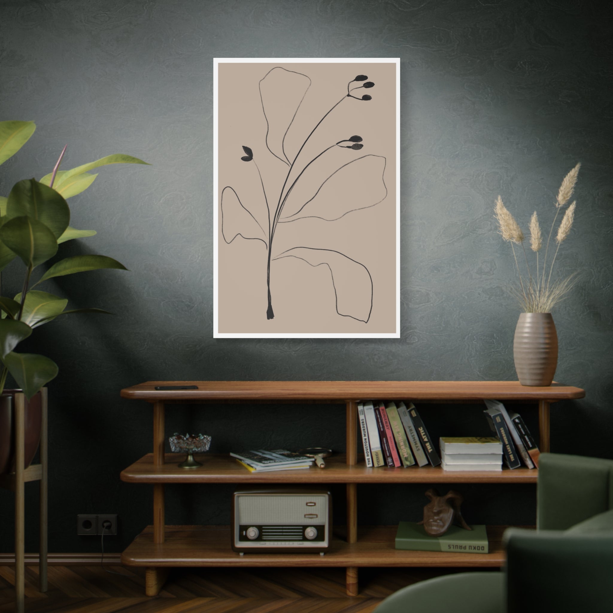 Quiet Botanical Gesture - Canvas