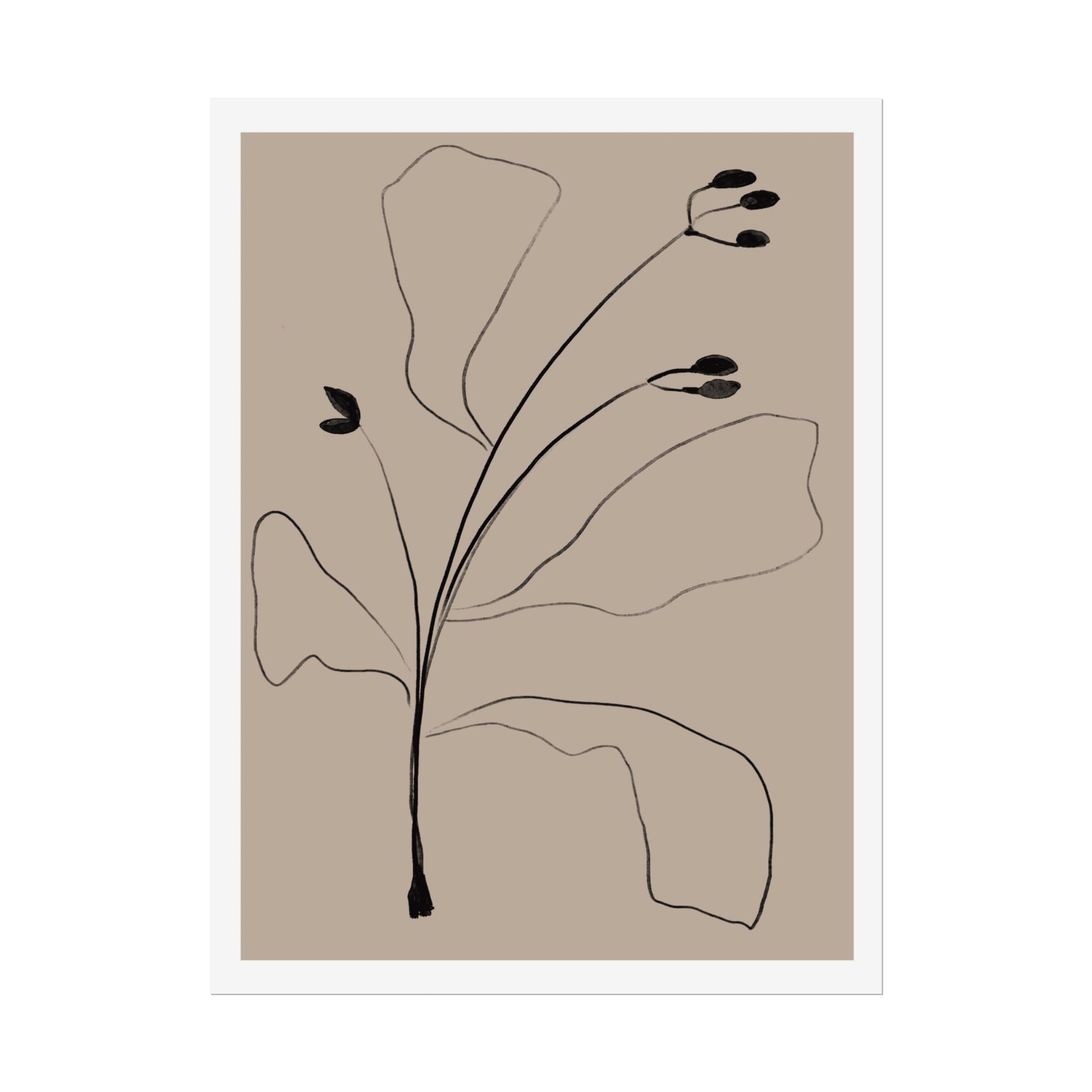 Quiet Botanical Gesture - Poster