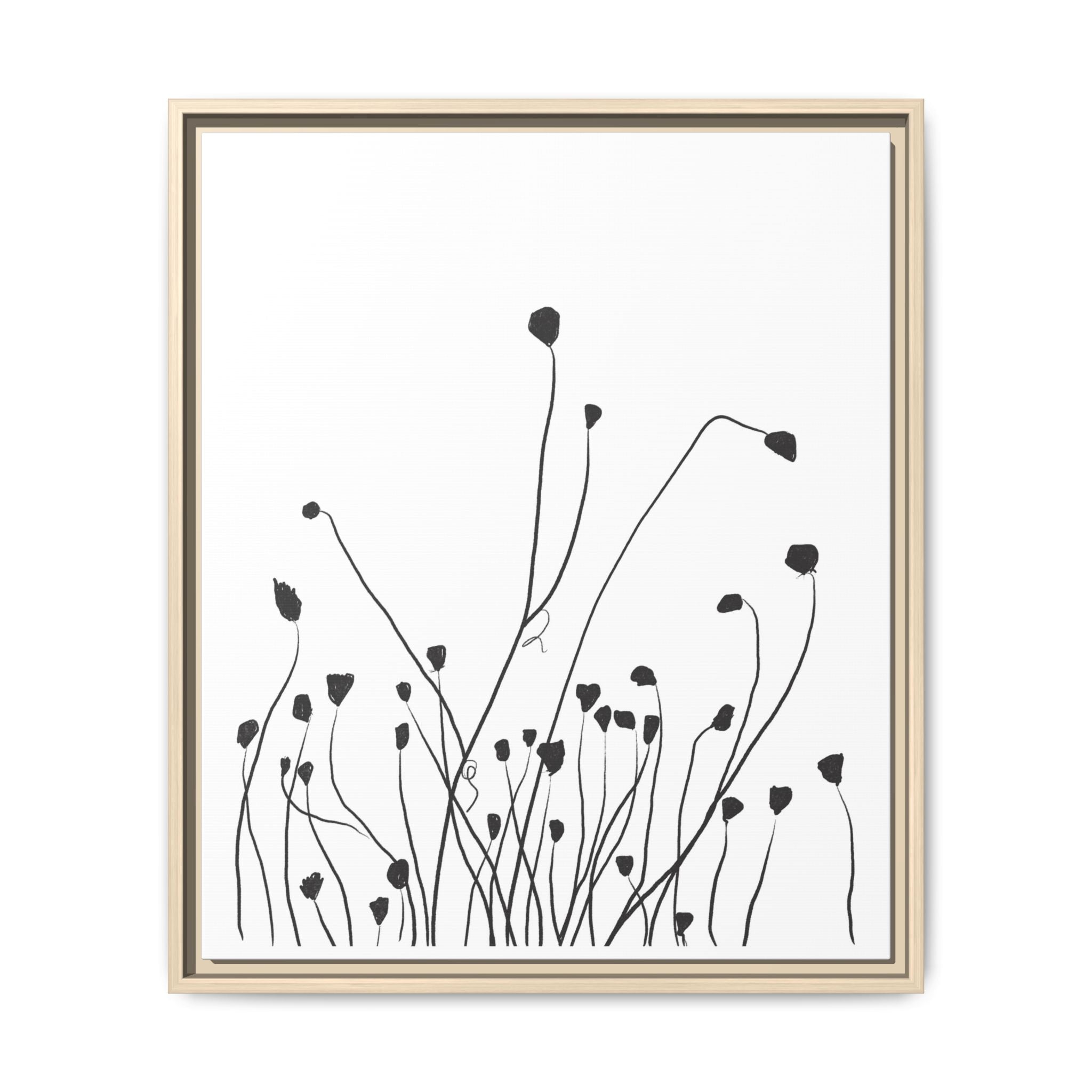 Silent Bloom Horizon - Framed