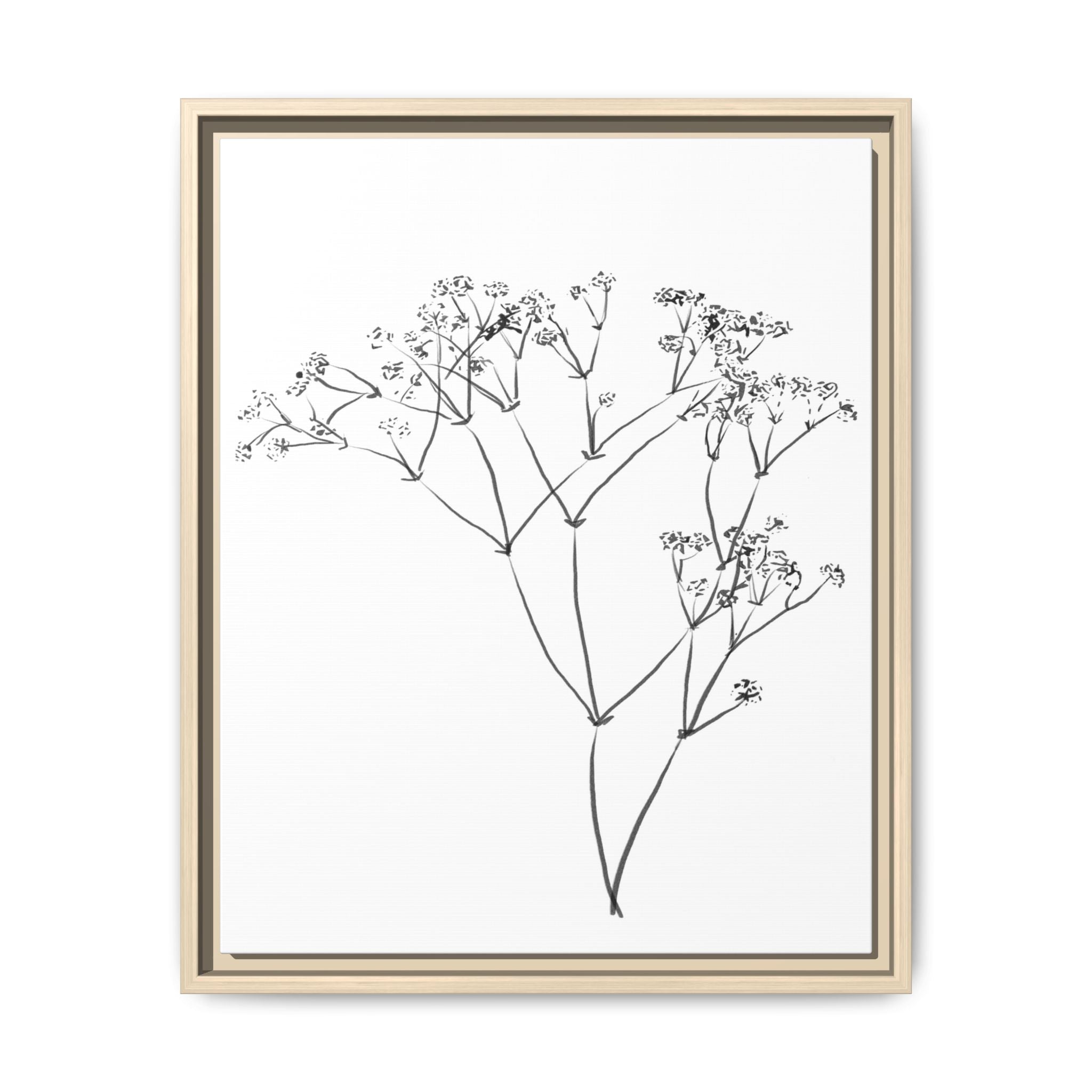 Whispering Meadow Sketch - Framed