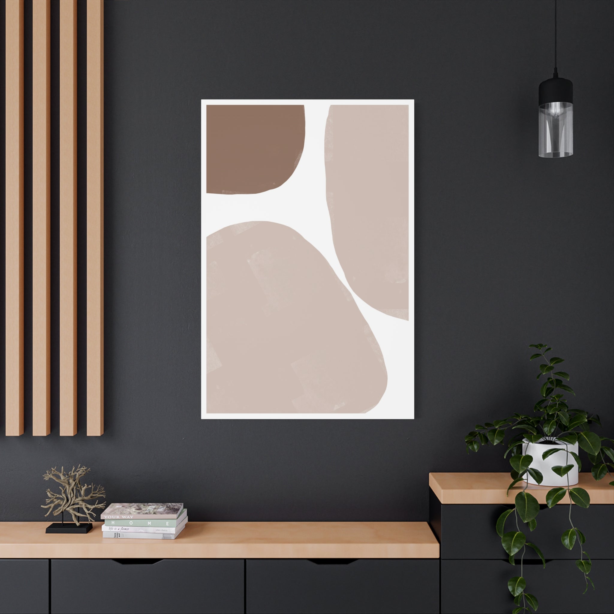 Muted Clay Horizons - Canvas