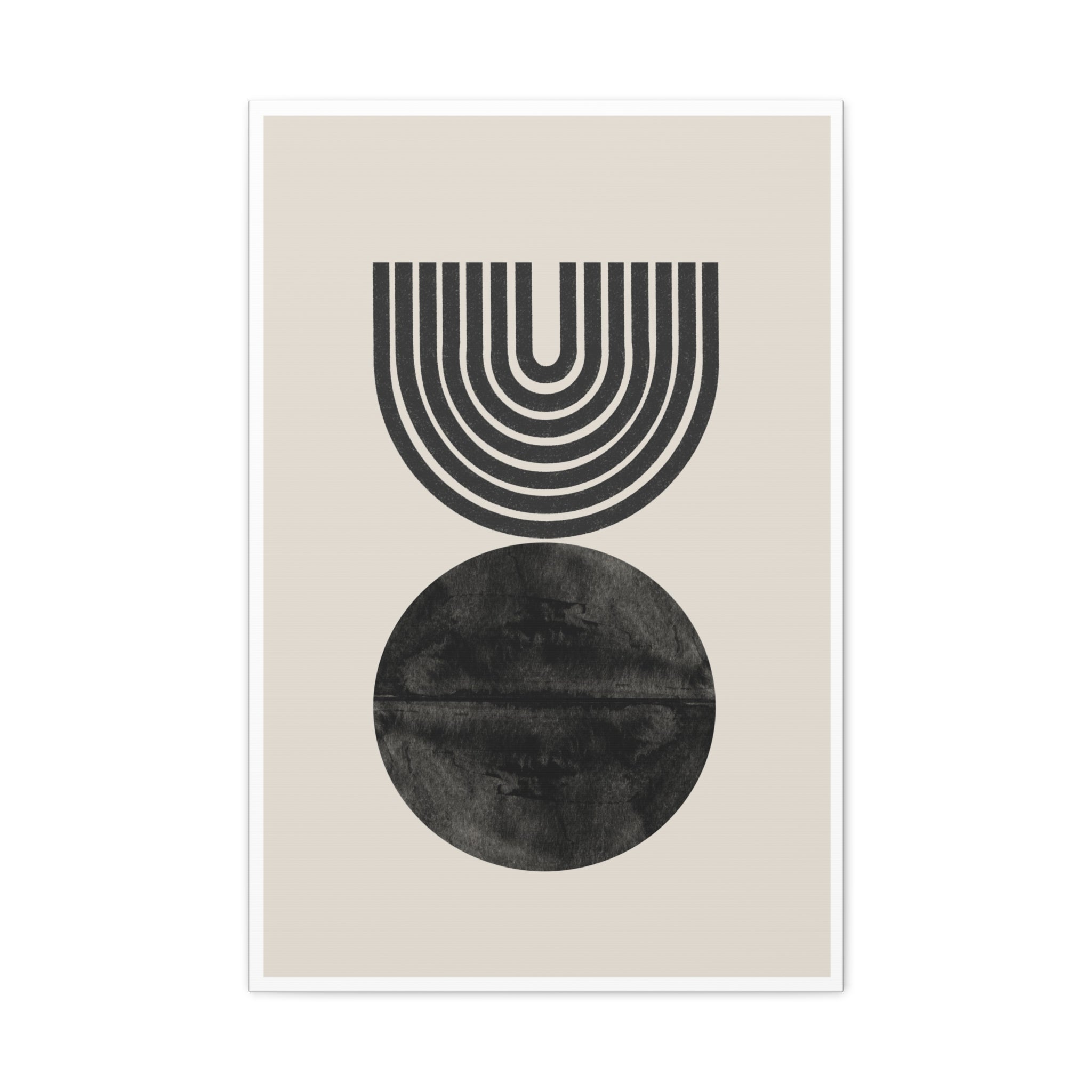 Obsidian Echo Arches - Canvas