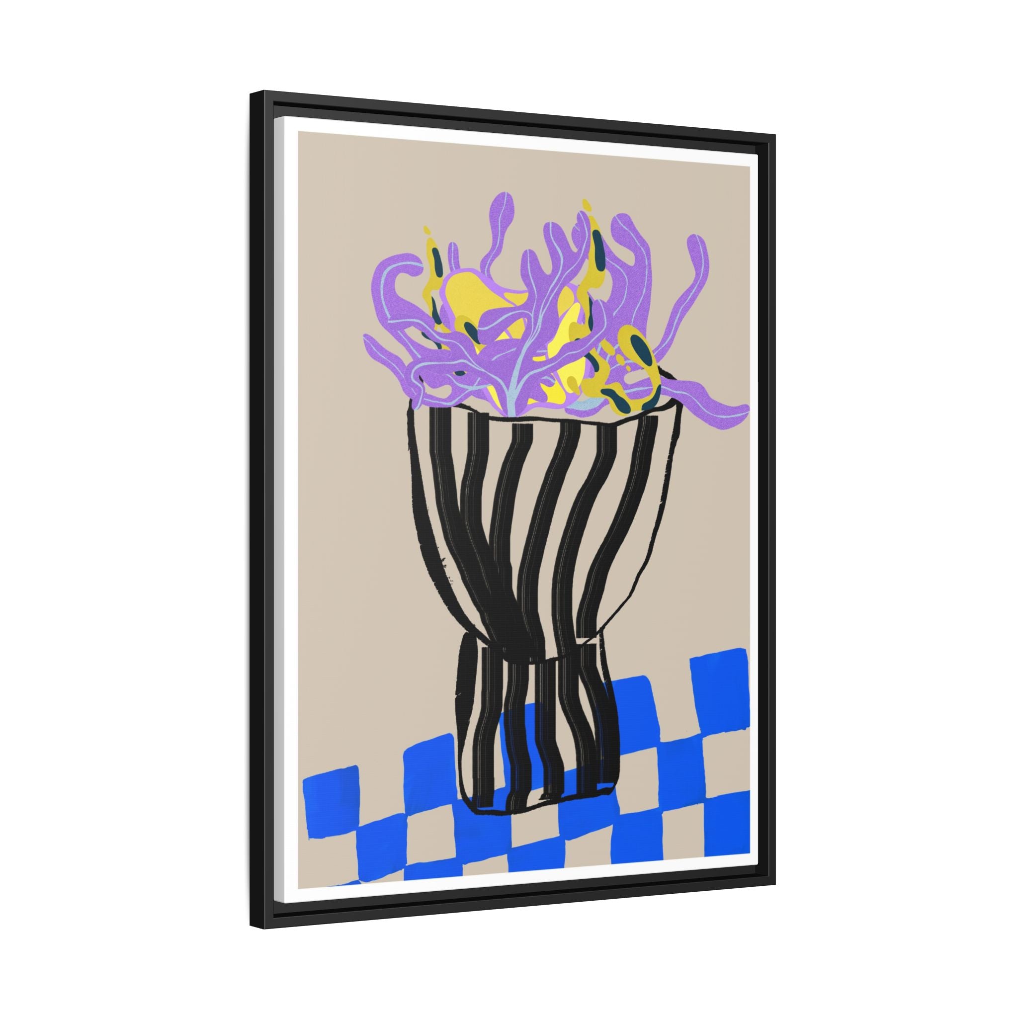 Lavender Coral Mirage - Framed