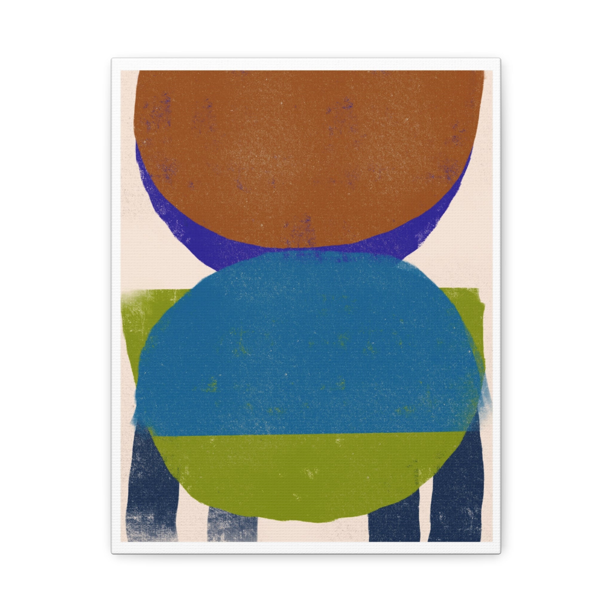 Azure Meadow Eclipse - Canvas