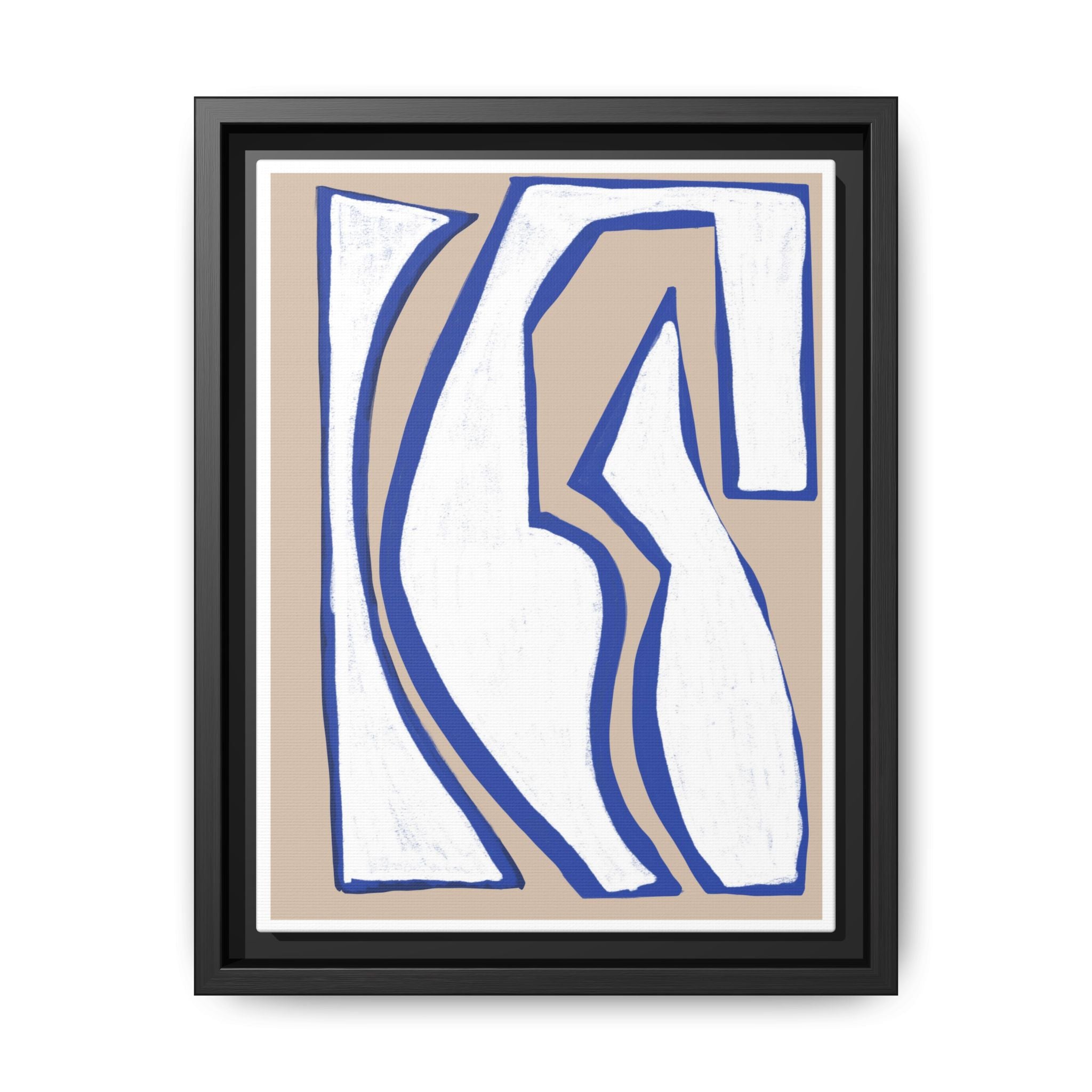 Cobalt Form Continuum - Framed
