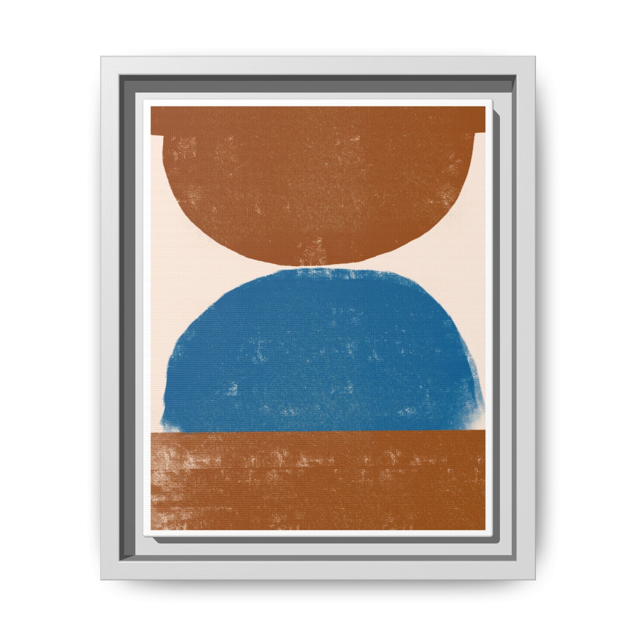 Cobalt Ember Equilibrium - Framed