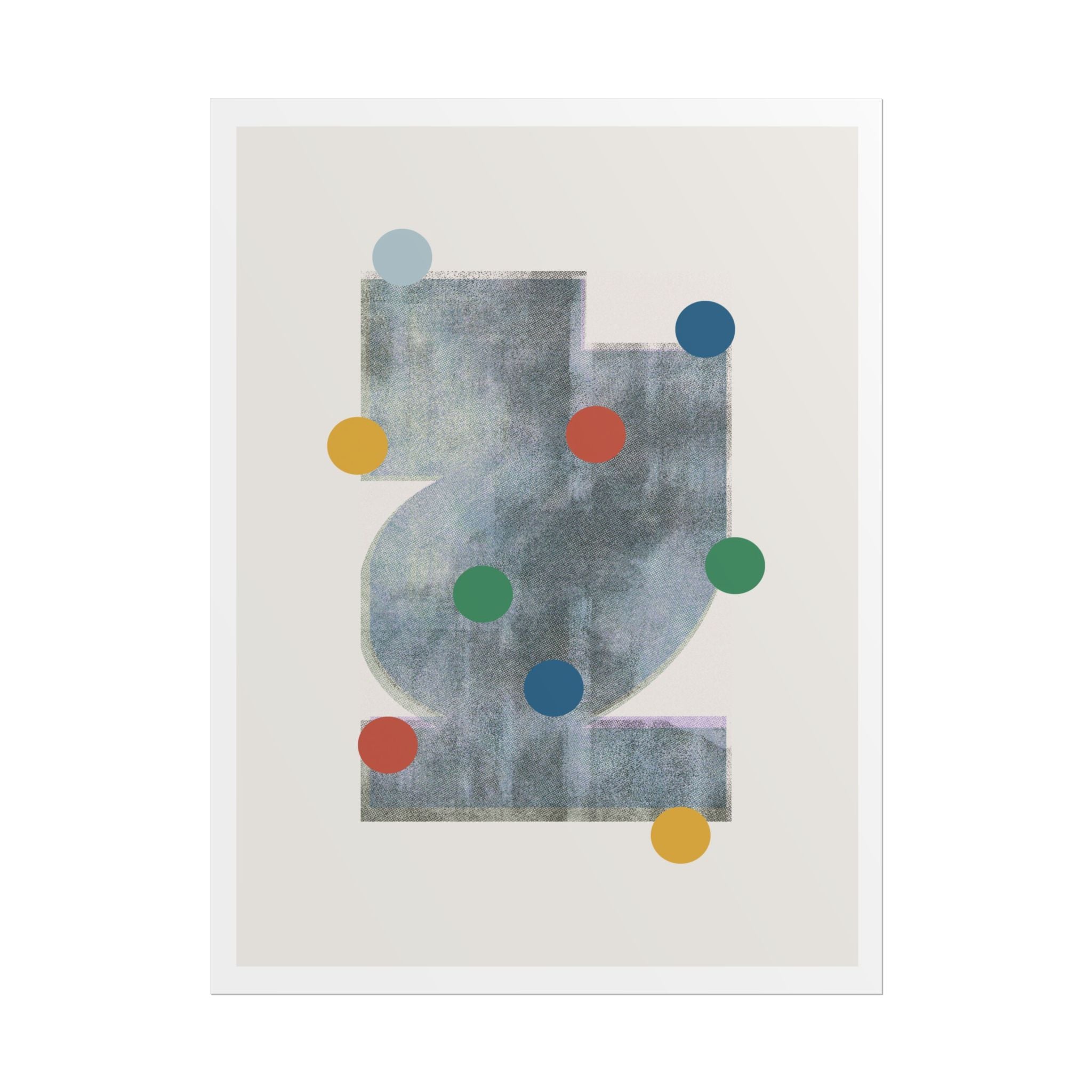Muted Geometry Reverie - Poster