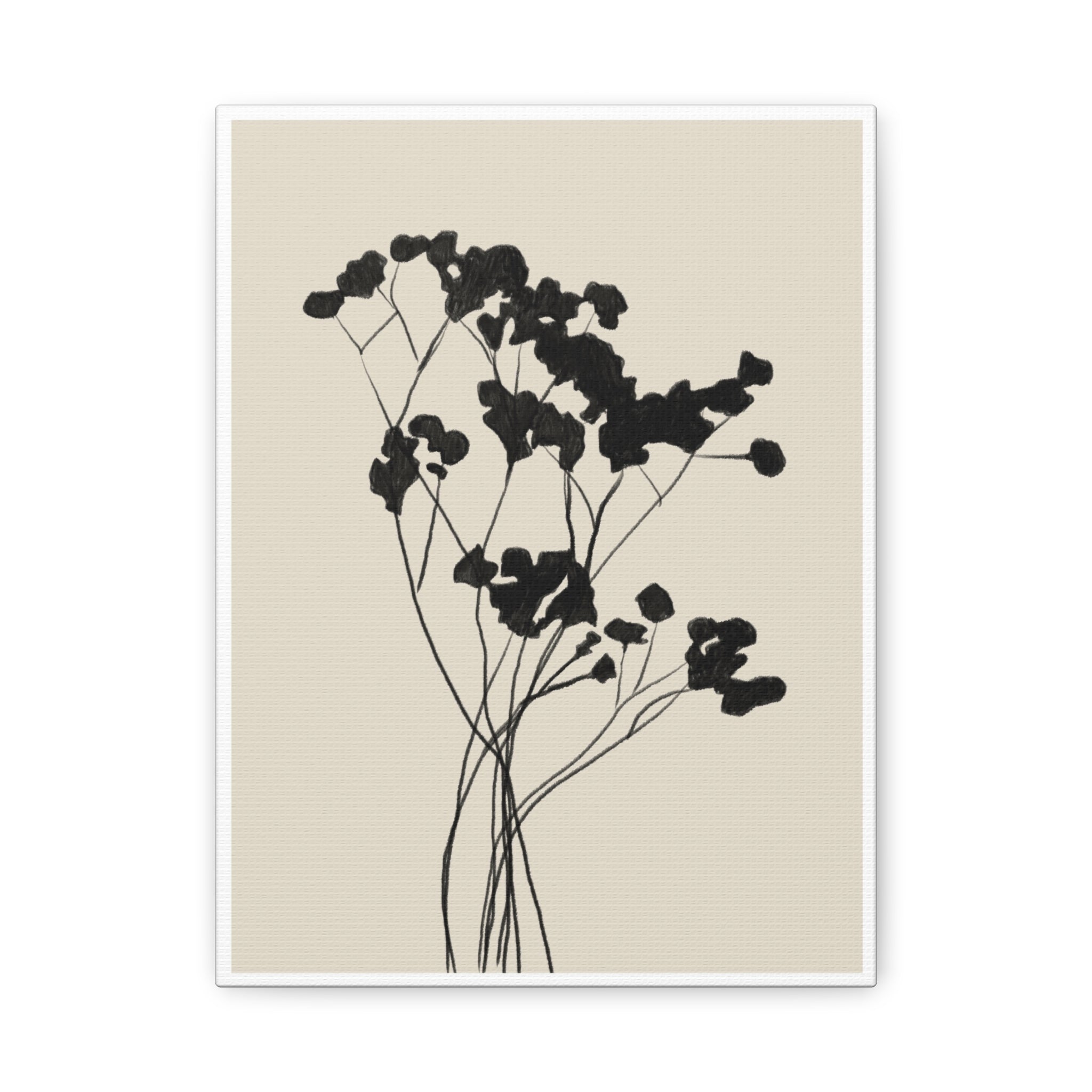 Velvet Bloom Silhouettes - Canvas