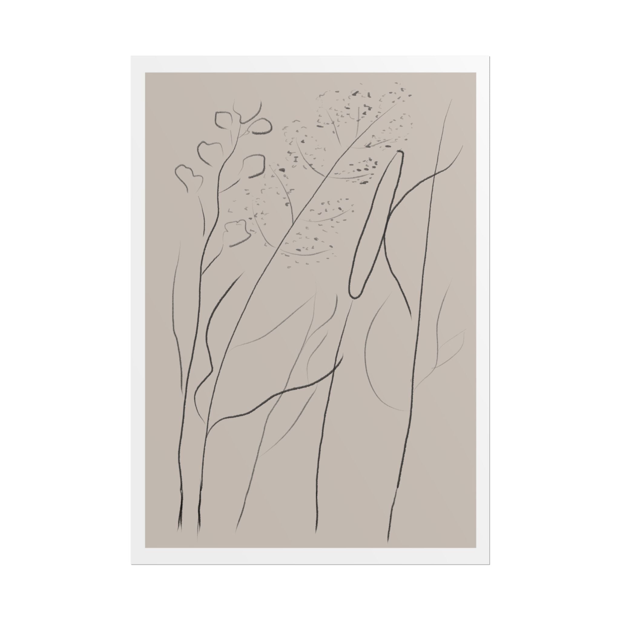 Quiet Woodland Traces - Poster