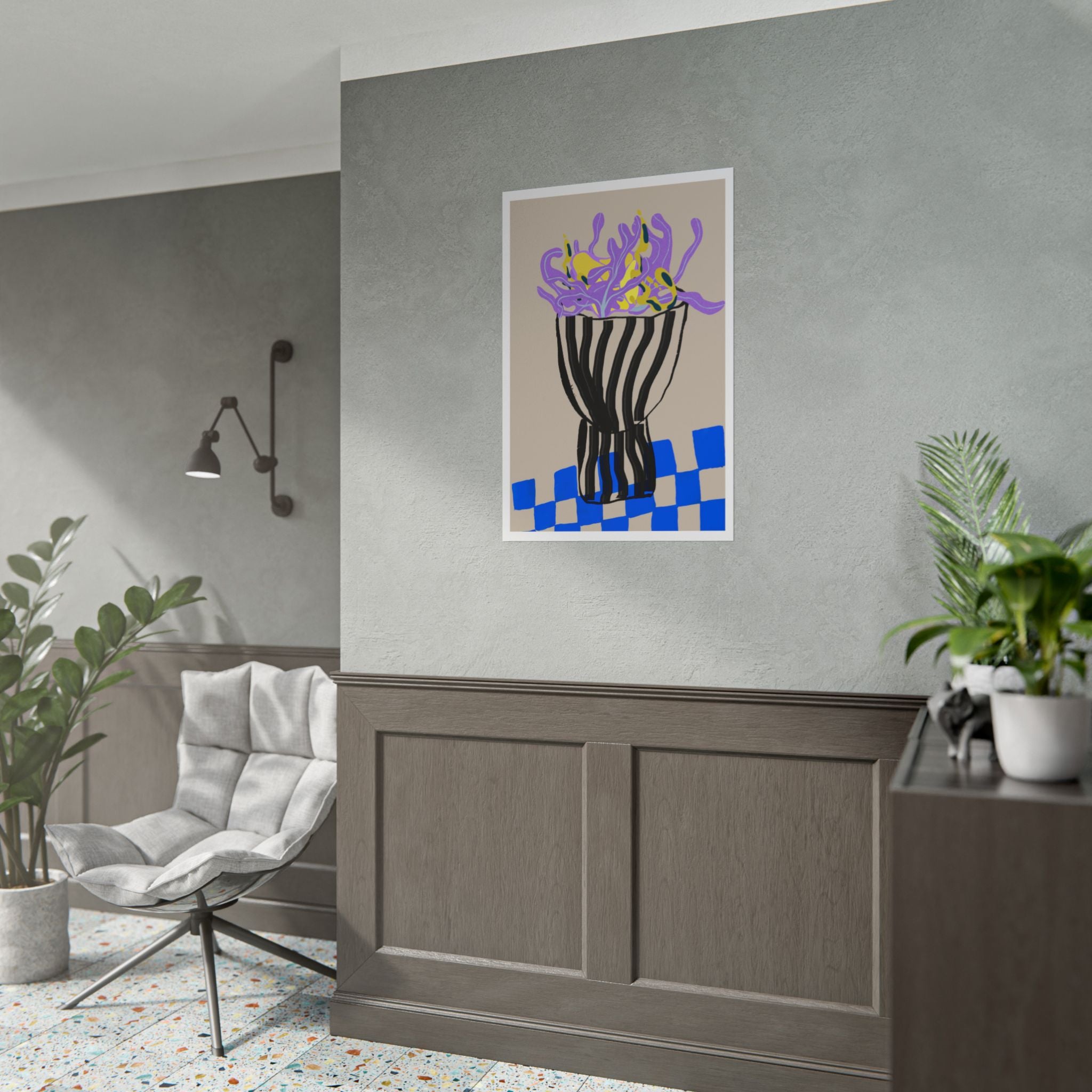 Lavender Coral Mirage - Poster