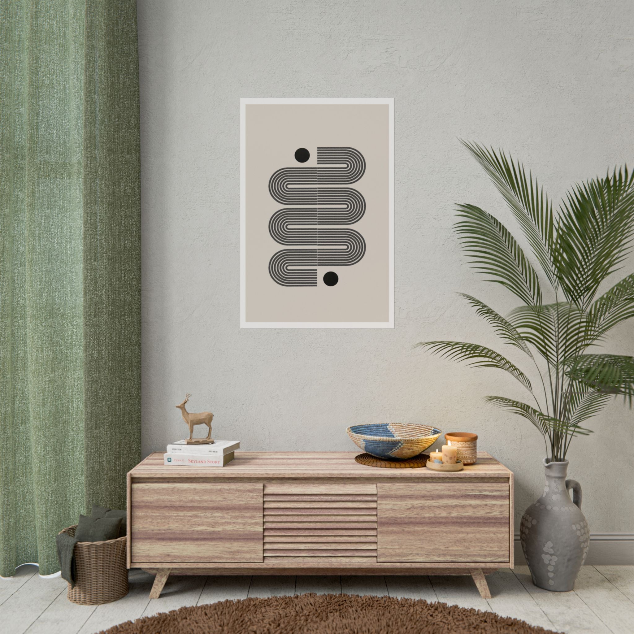 Midnight Circuit Flow - Poster