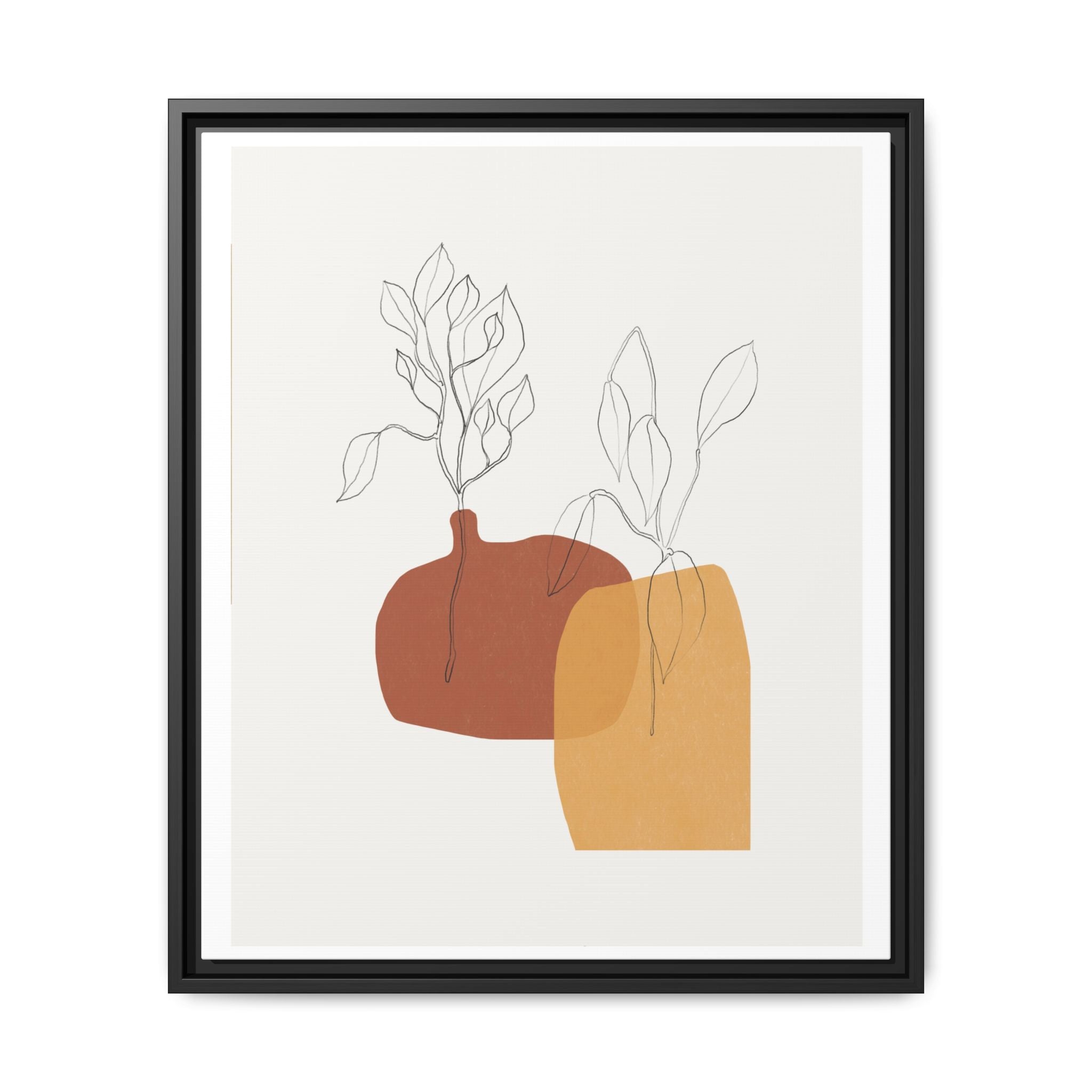 Terracotta Whisper Forms - Framed