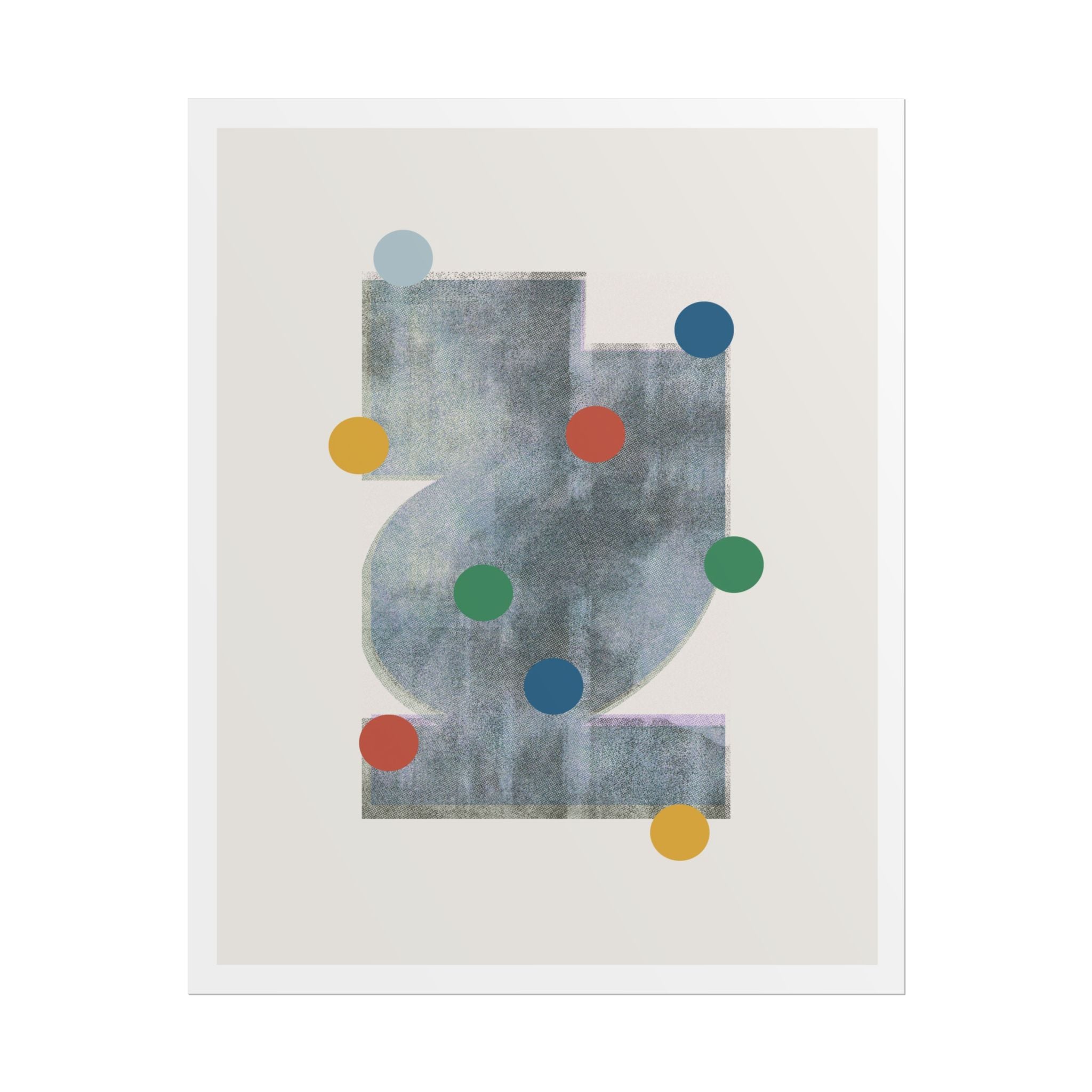 Muted Geometry Reverie - Poster