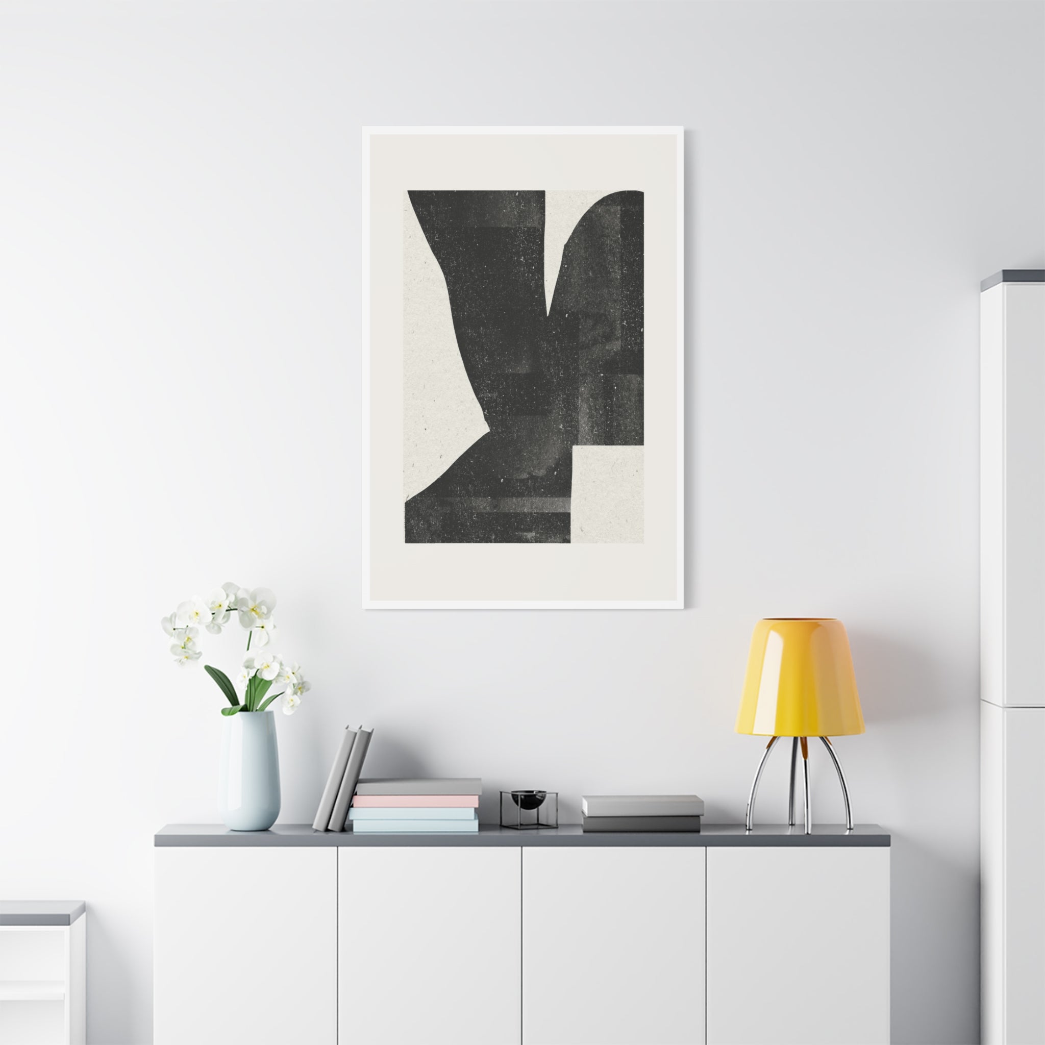 Noir Balance Echoes - Canvas