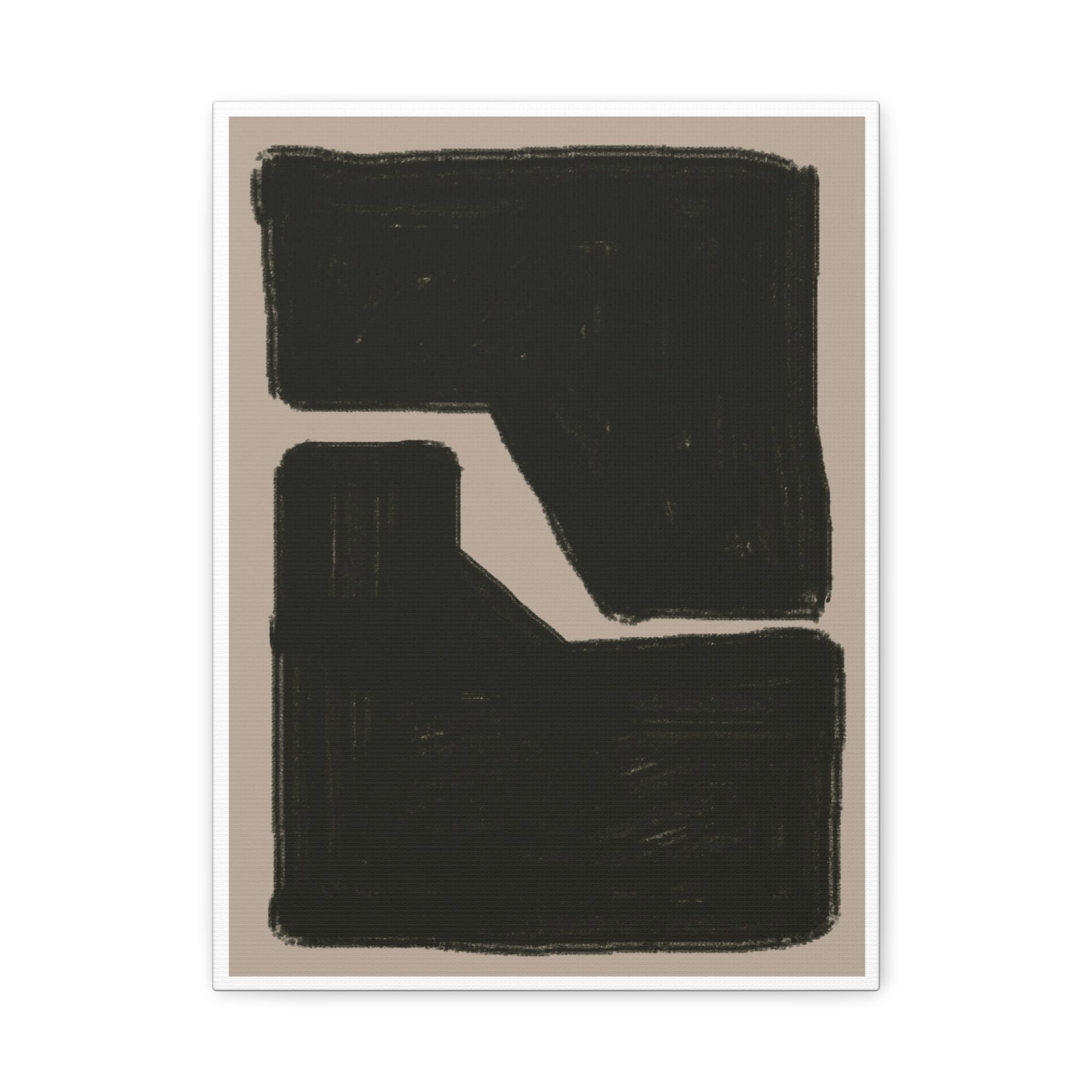 Midnight Geometry Passage - Canvas