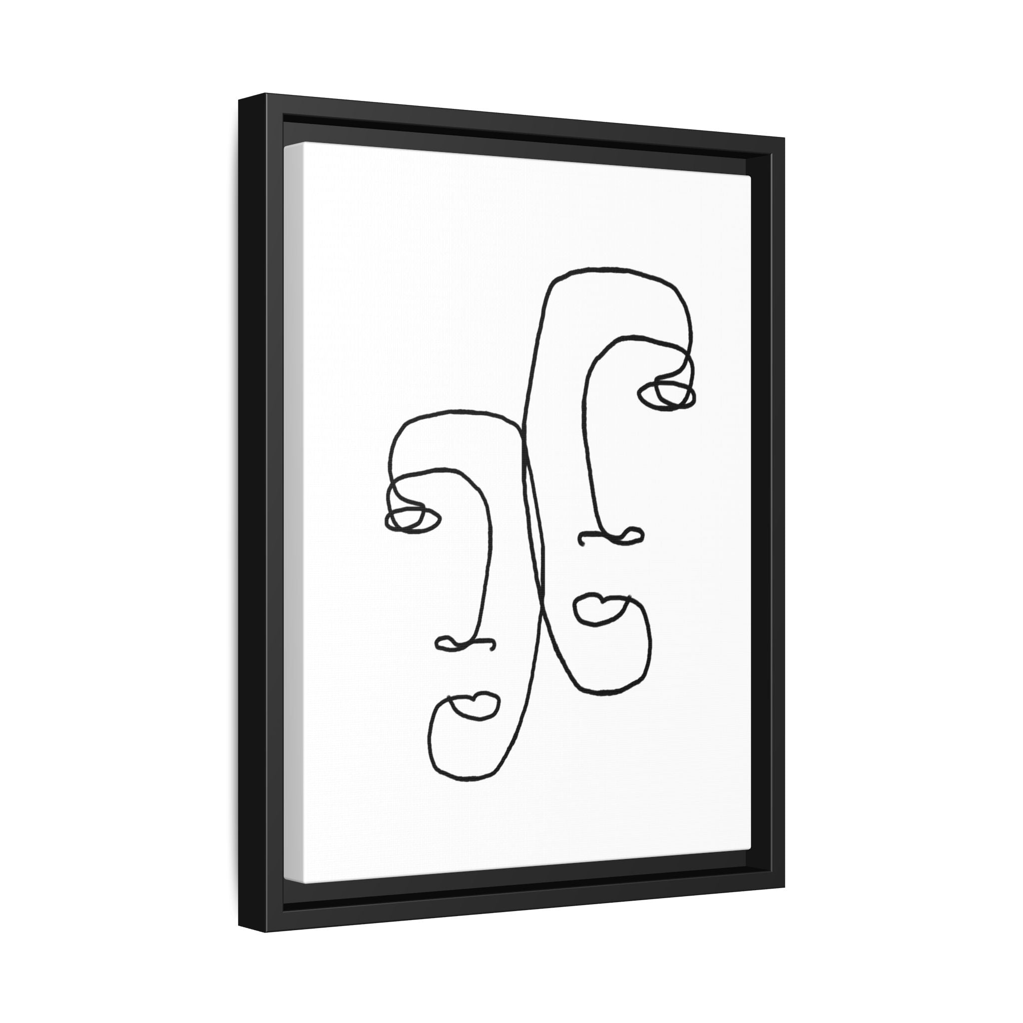 Silent Dual Reflections - Framed