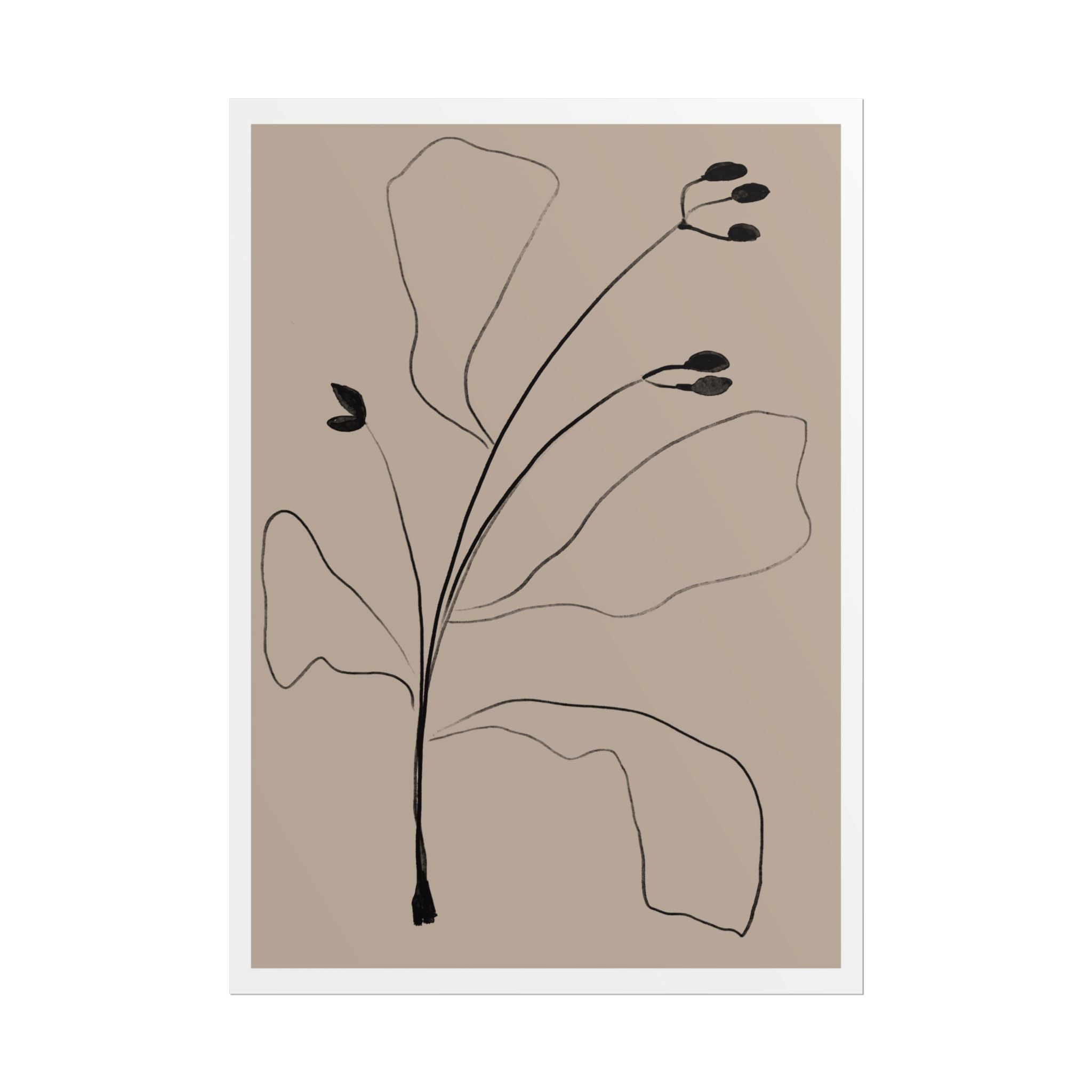 Quiet Botanical Gesture - Poster