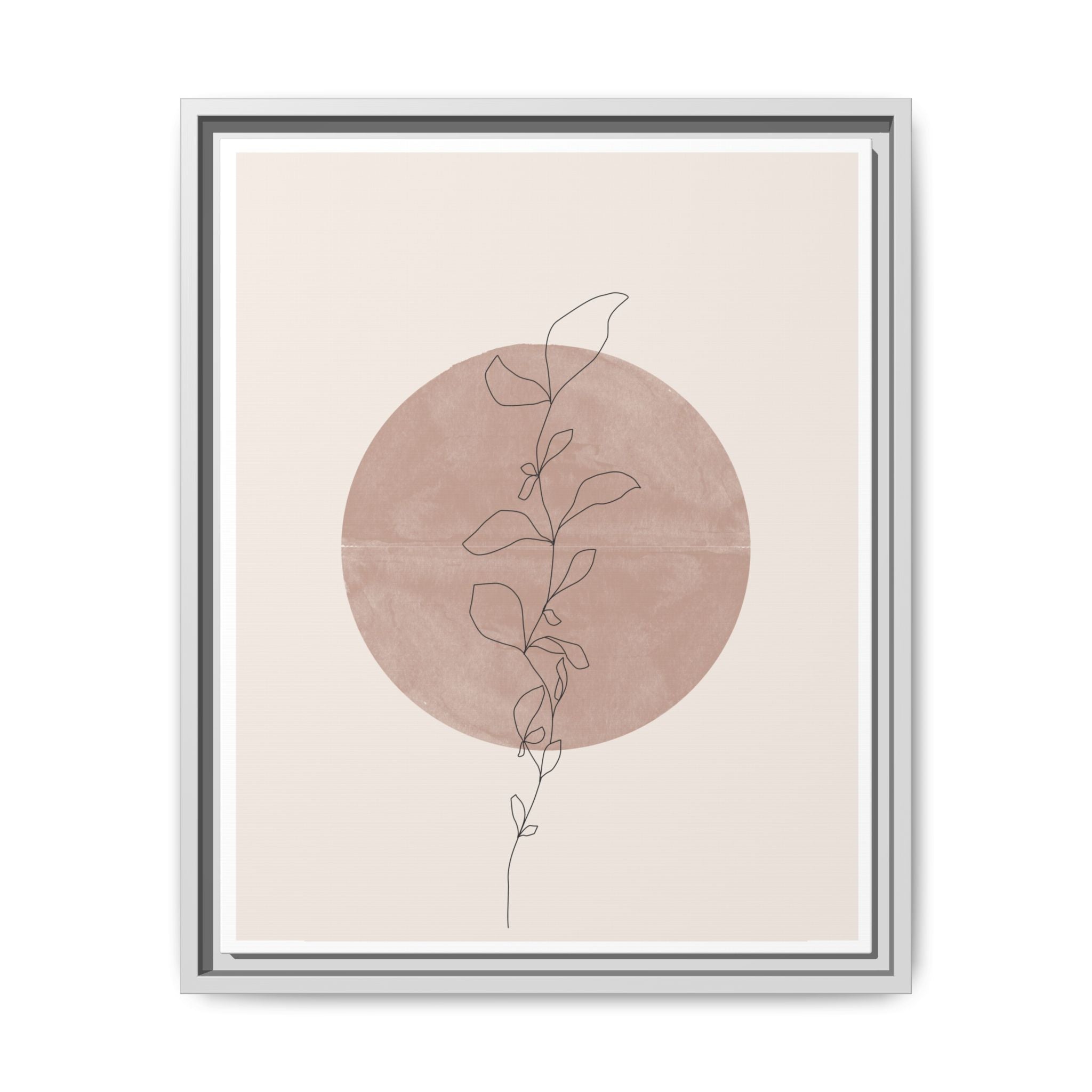 Blush Moonvine Quietude - Framed