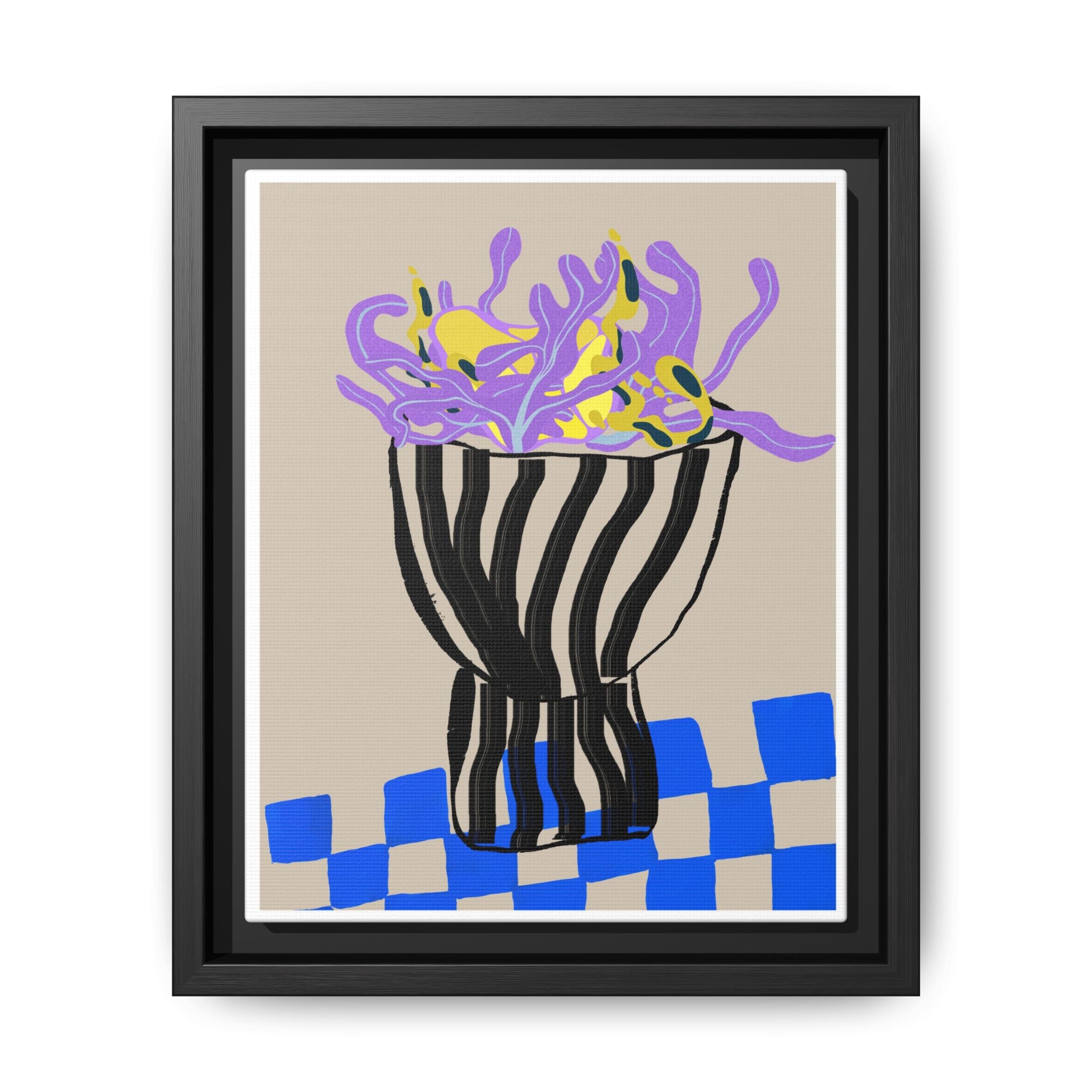 Lavender Coral Mirage - Framed