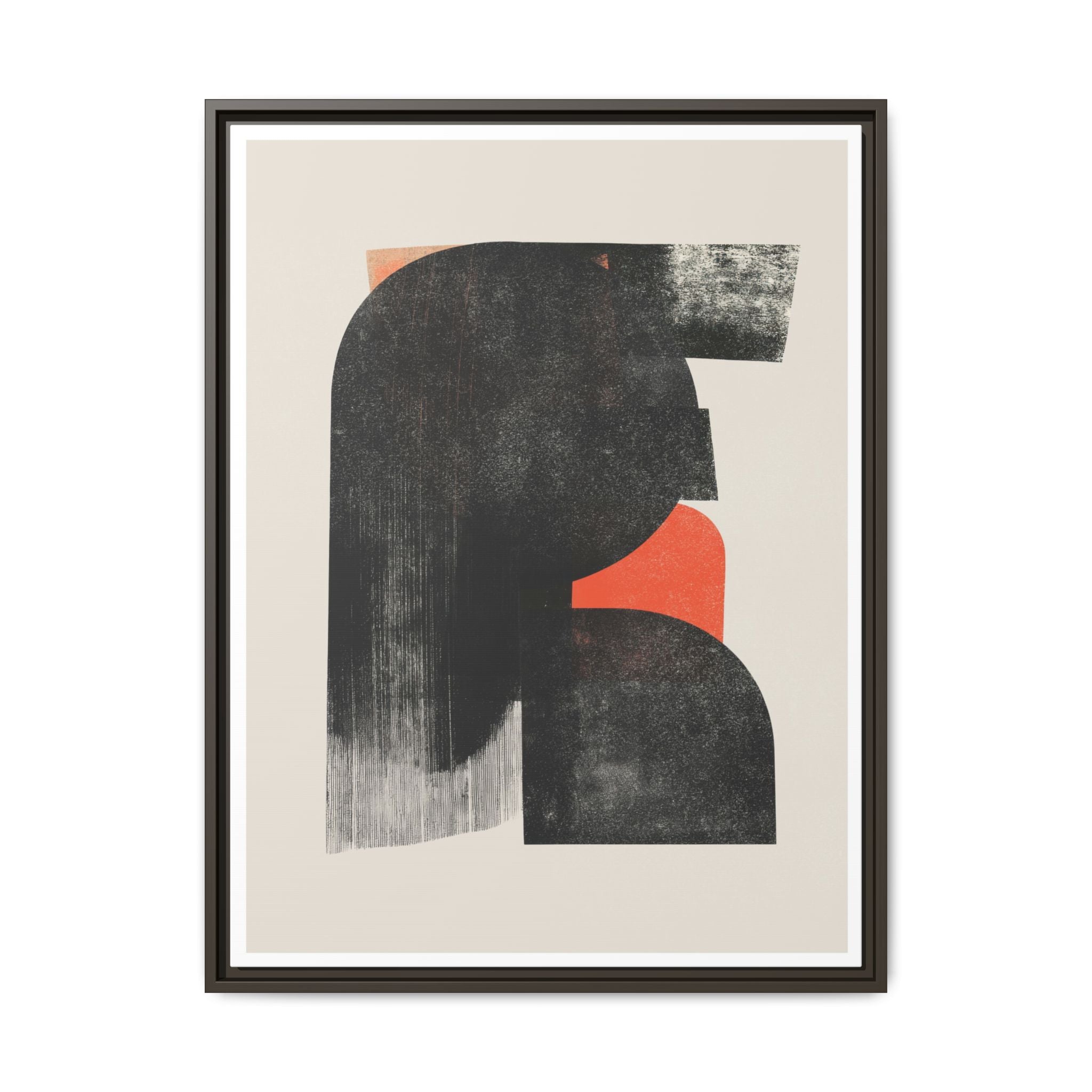 Ember Shadow Structure - Framed