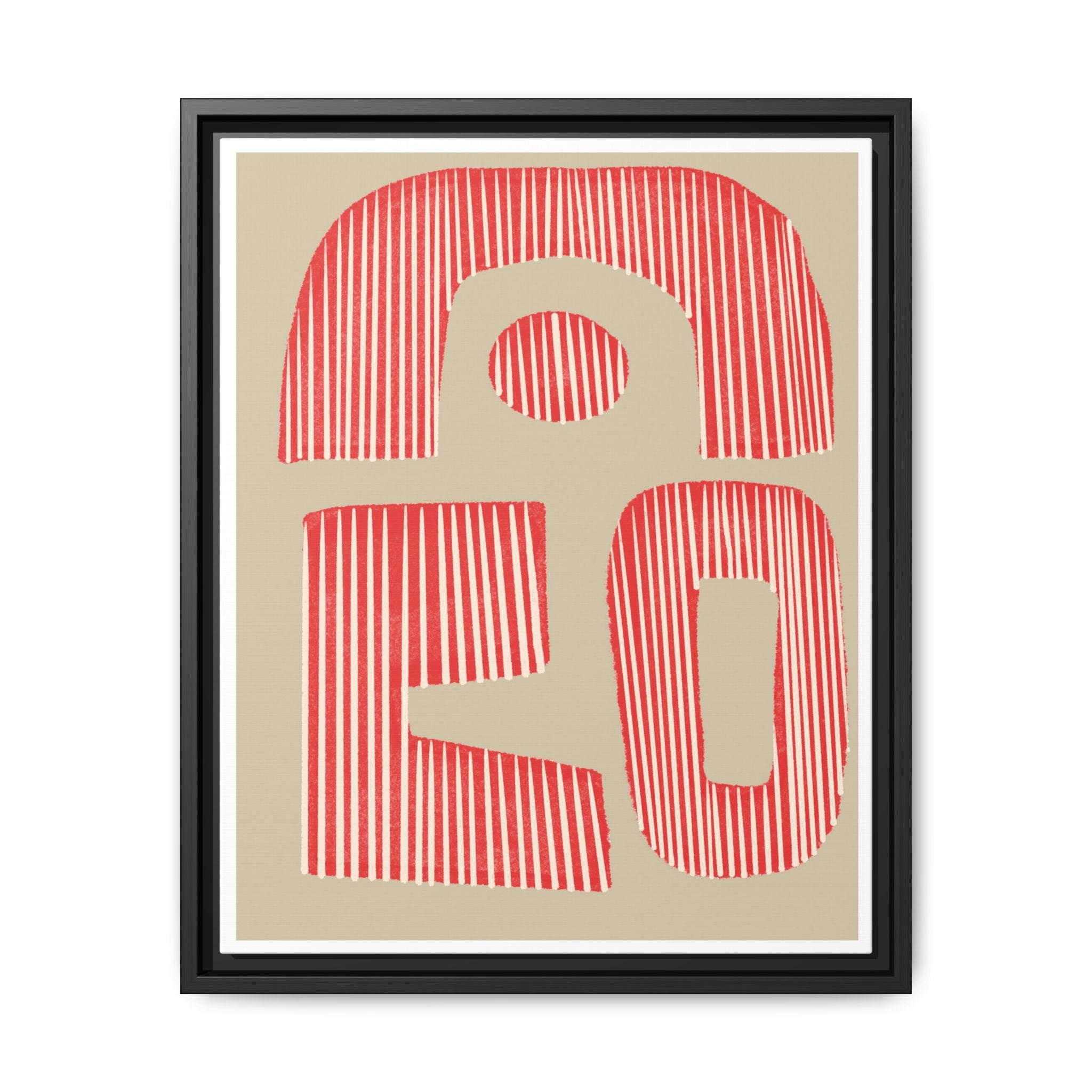 Coral Echo Forms - Framed