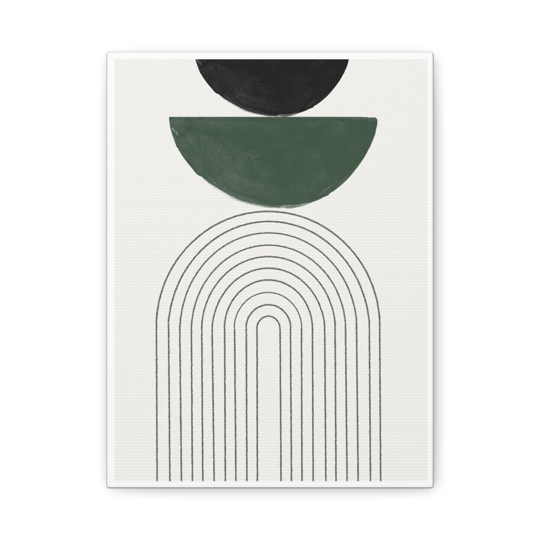 Emerald Arc Horizon - Canvas