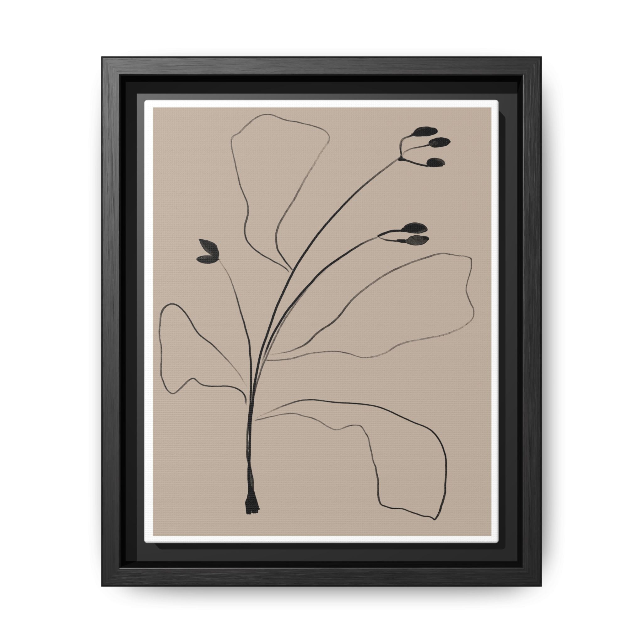 Quiet Botanical Gesture - Framed