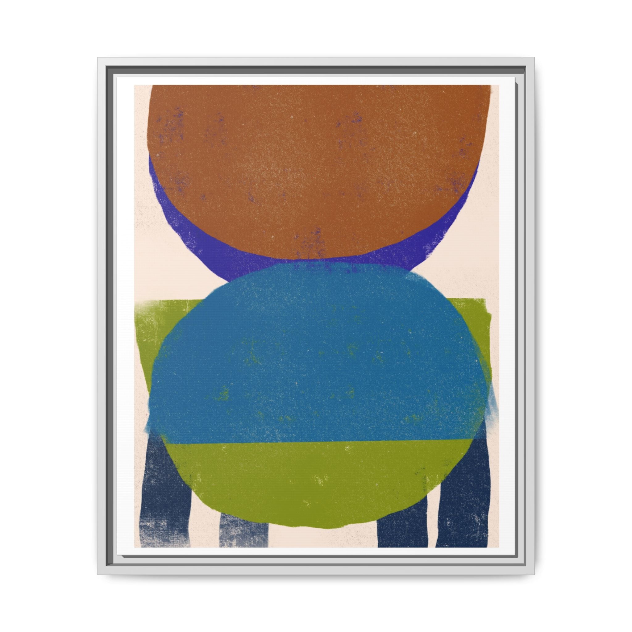 Azure Meadow Eclipse - Framed