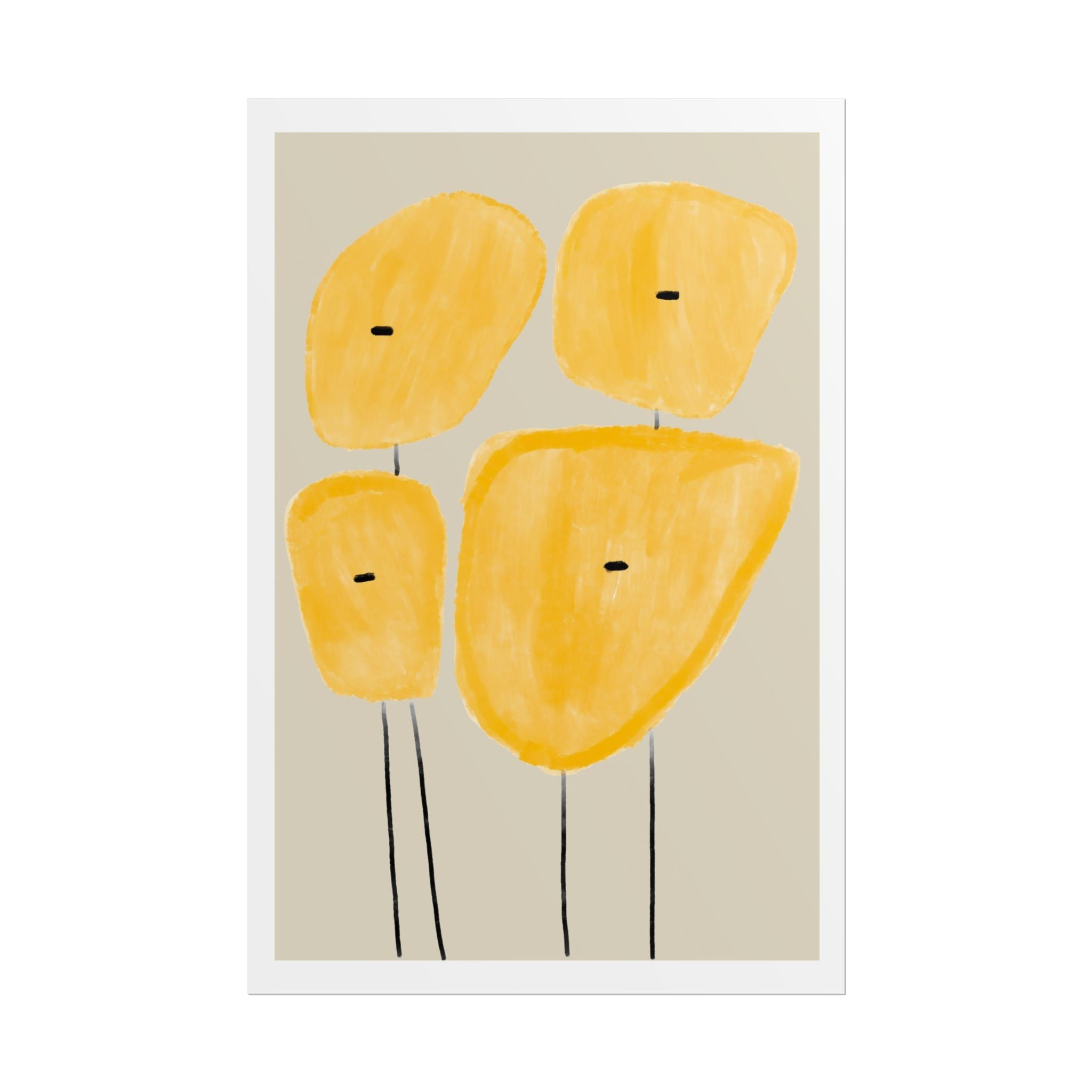 Golden Meadow Figures - Poster
