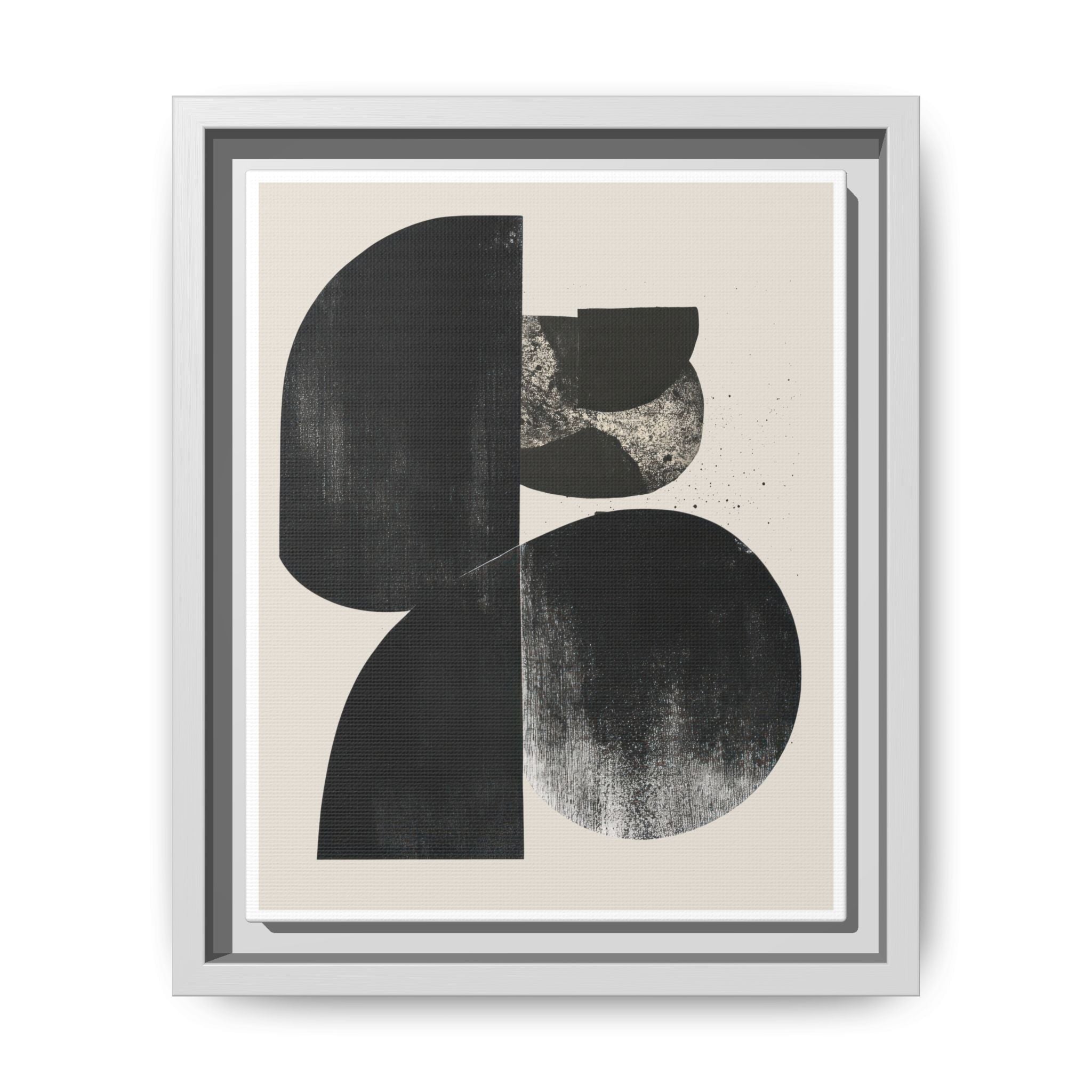 Obsidian Drift Composition - Framed