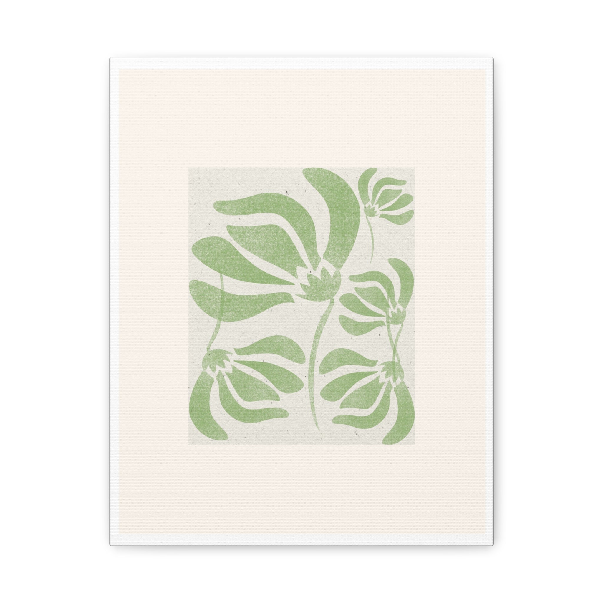 Verdant Bloom Harmony - Canvas