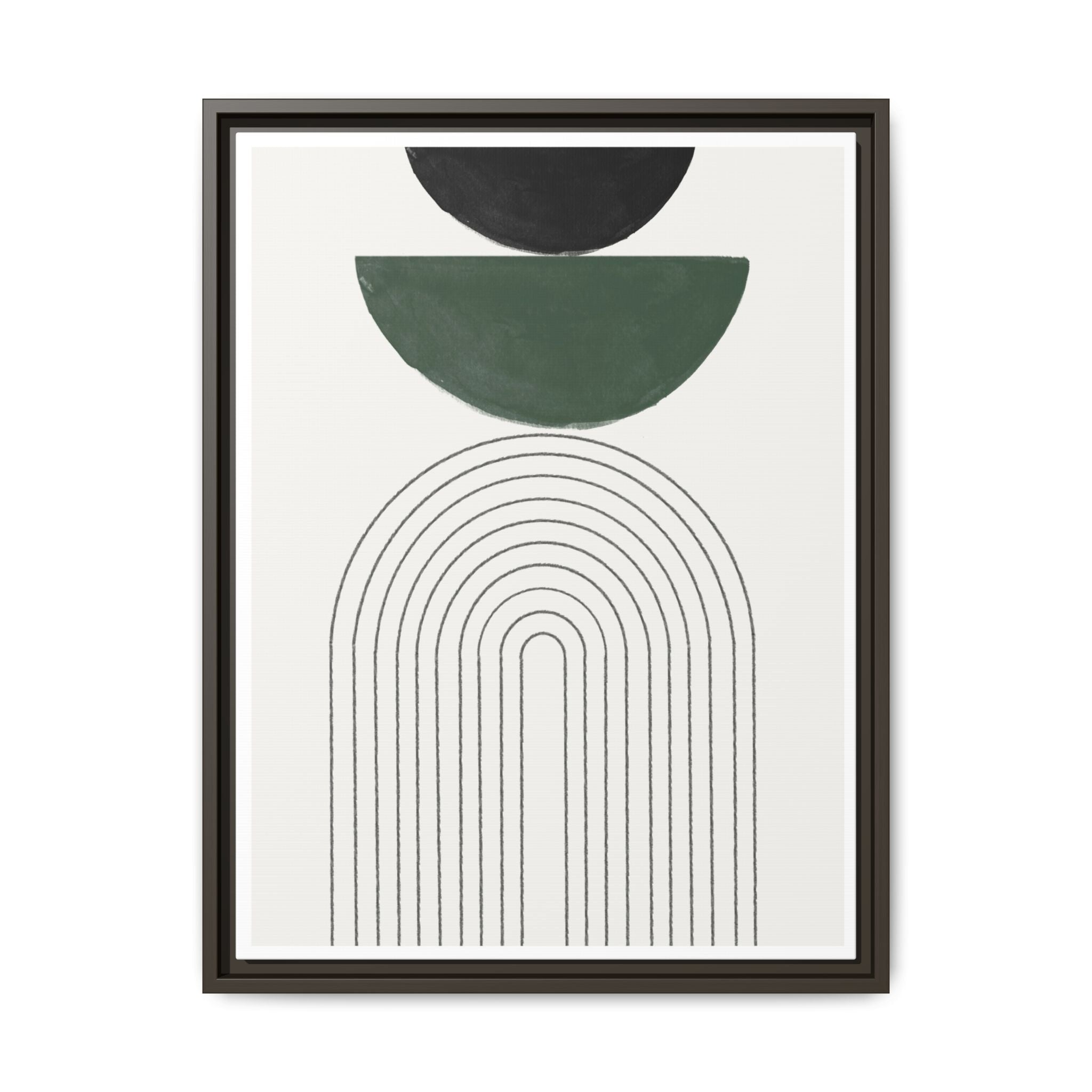 Emerald Arc Horizon - Framed
