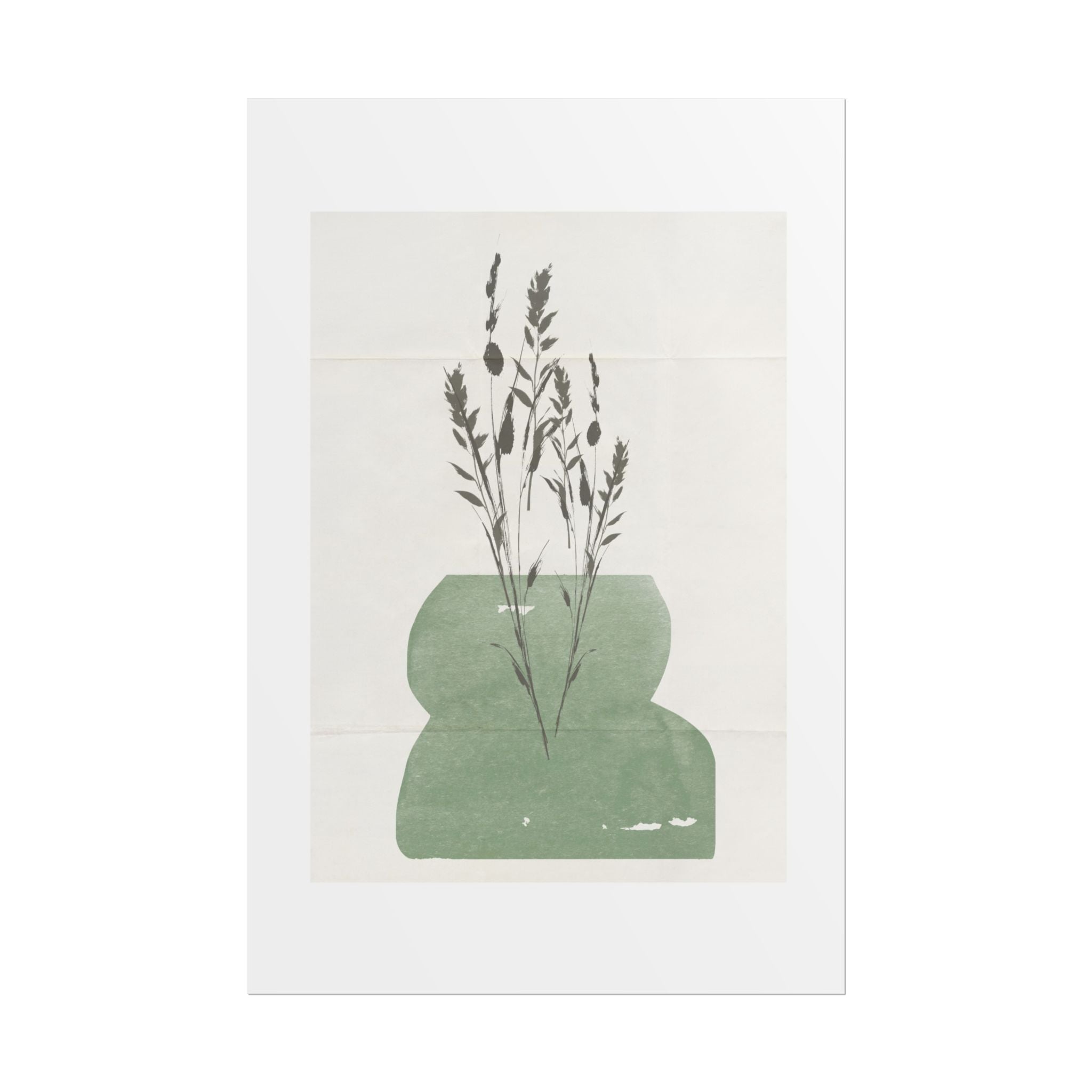 Sage Meadow Silhouette - Poster
