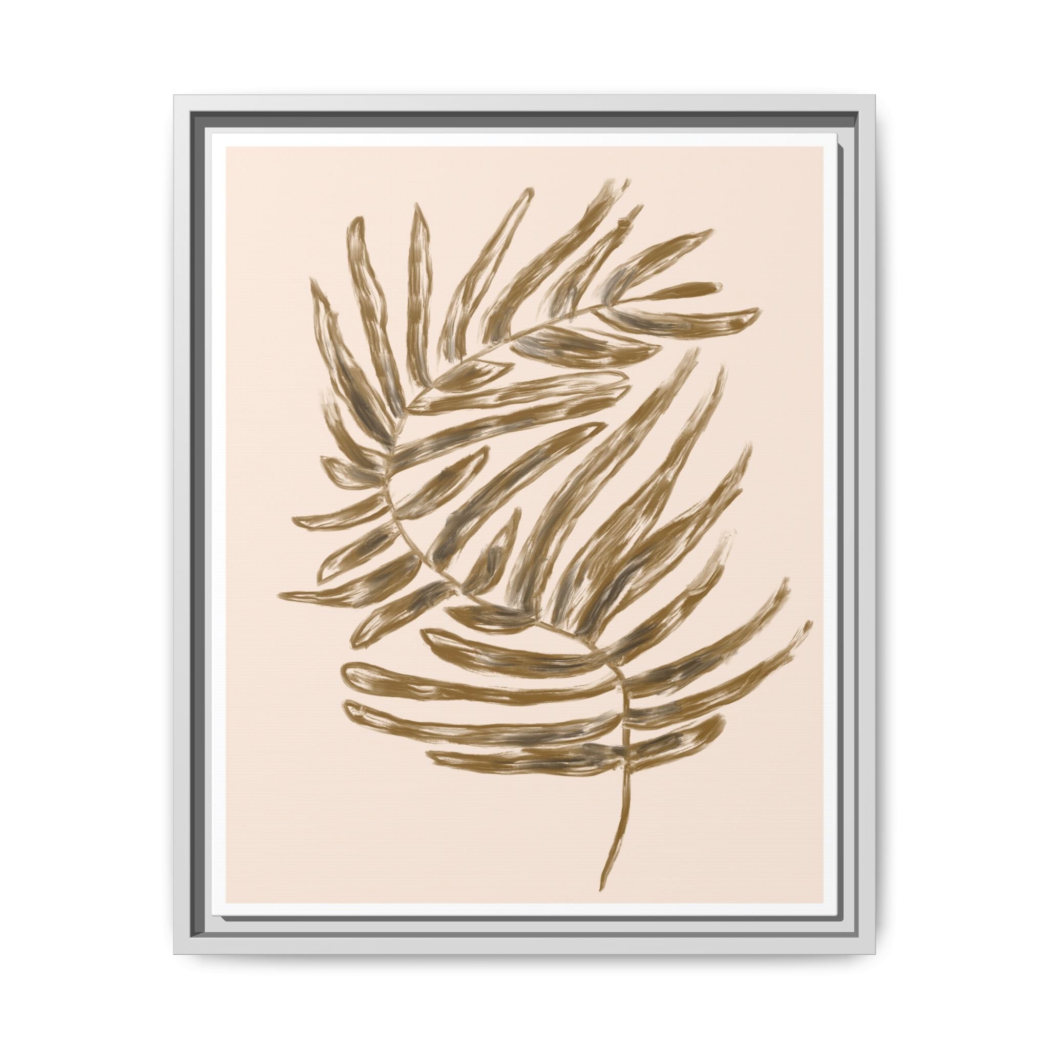 Golden Frond Reverie - Framed