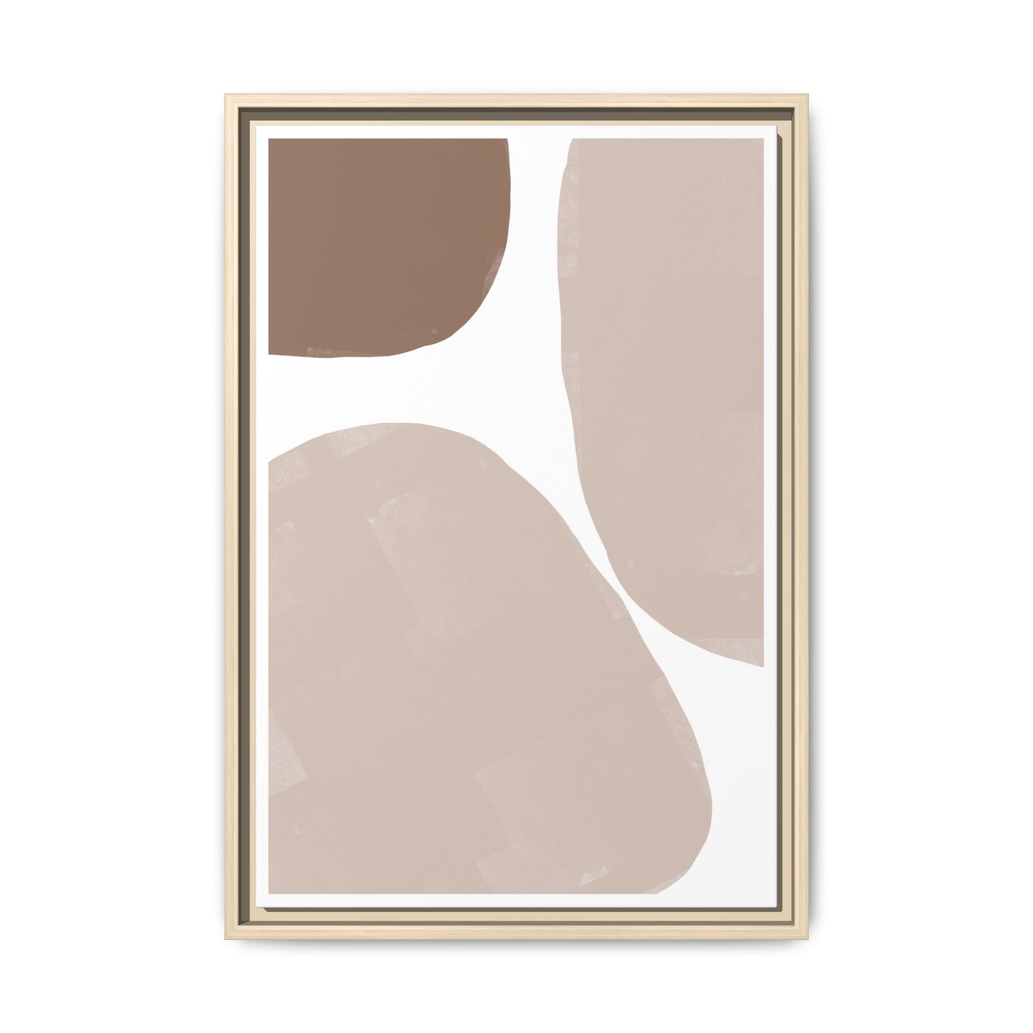 Muted Clay Horizons - Framed
