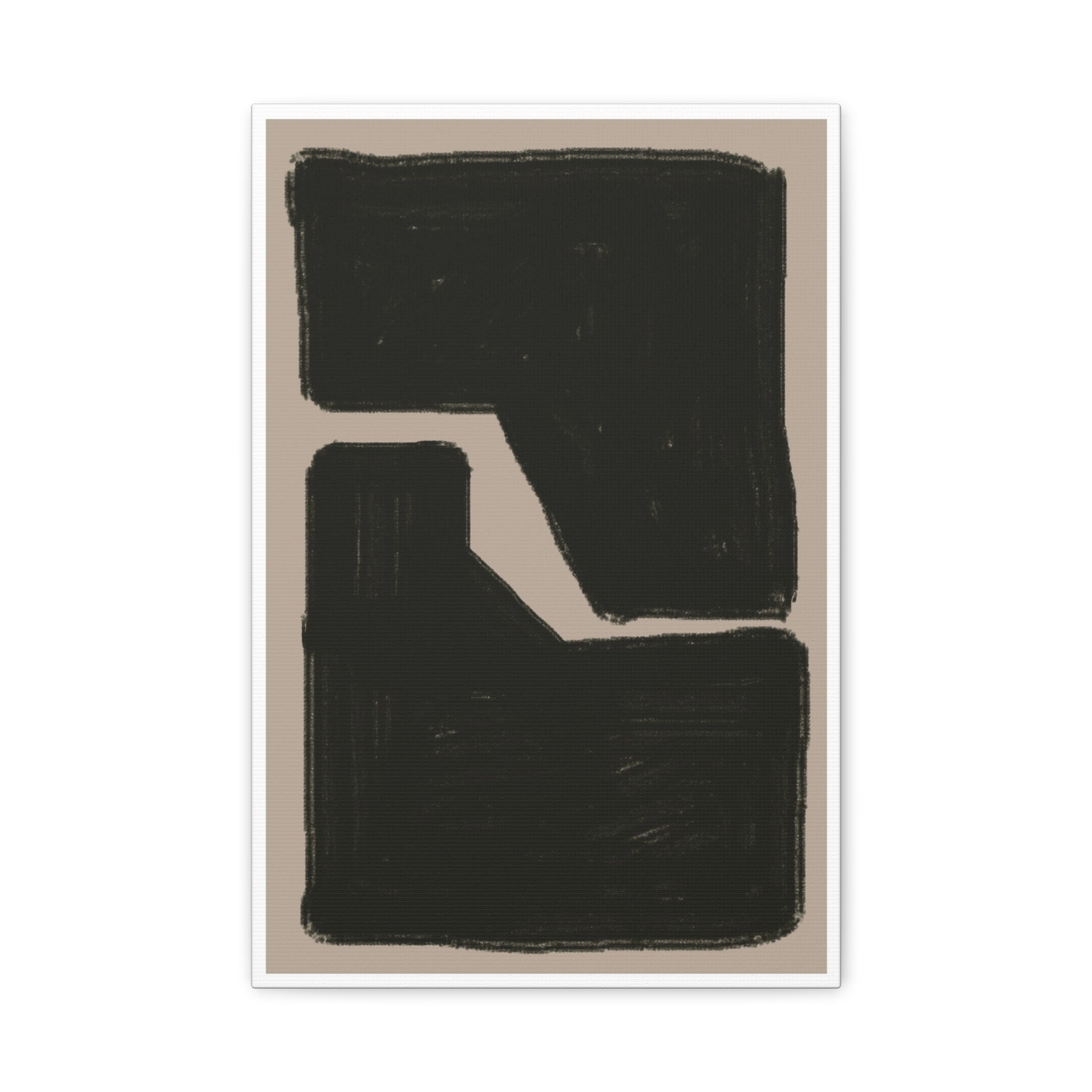 Midnight Geometry Passage - Canvas
