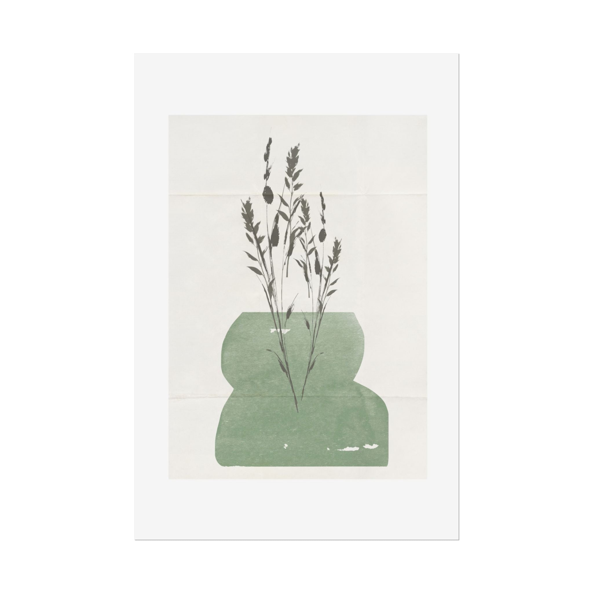 Sage Meadow Silhouette - Poster