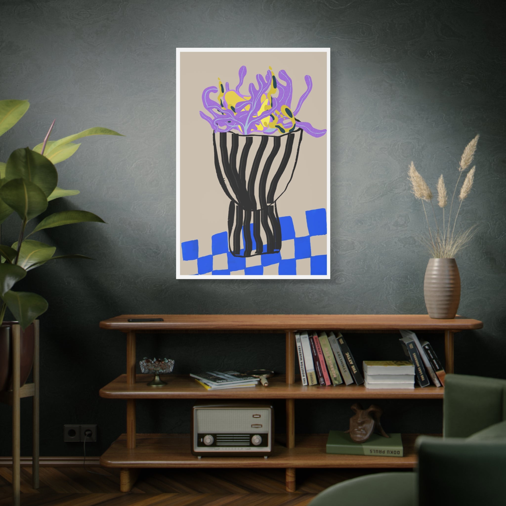 Lavender Coral Mirage - Canvas