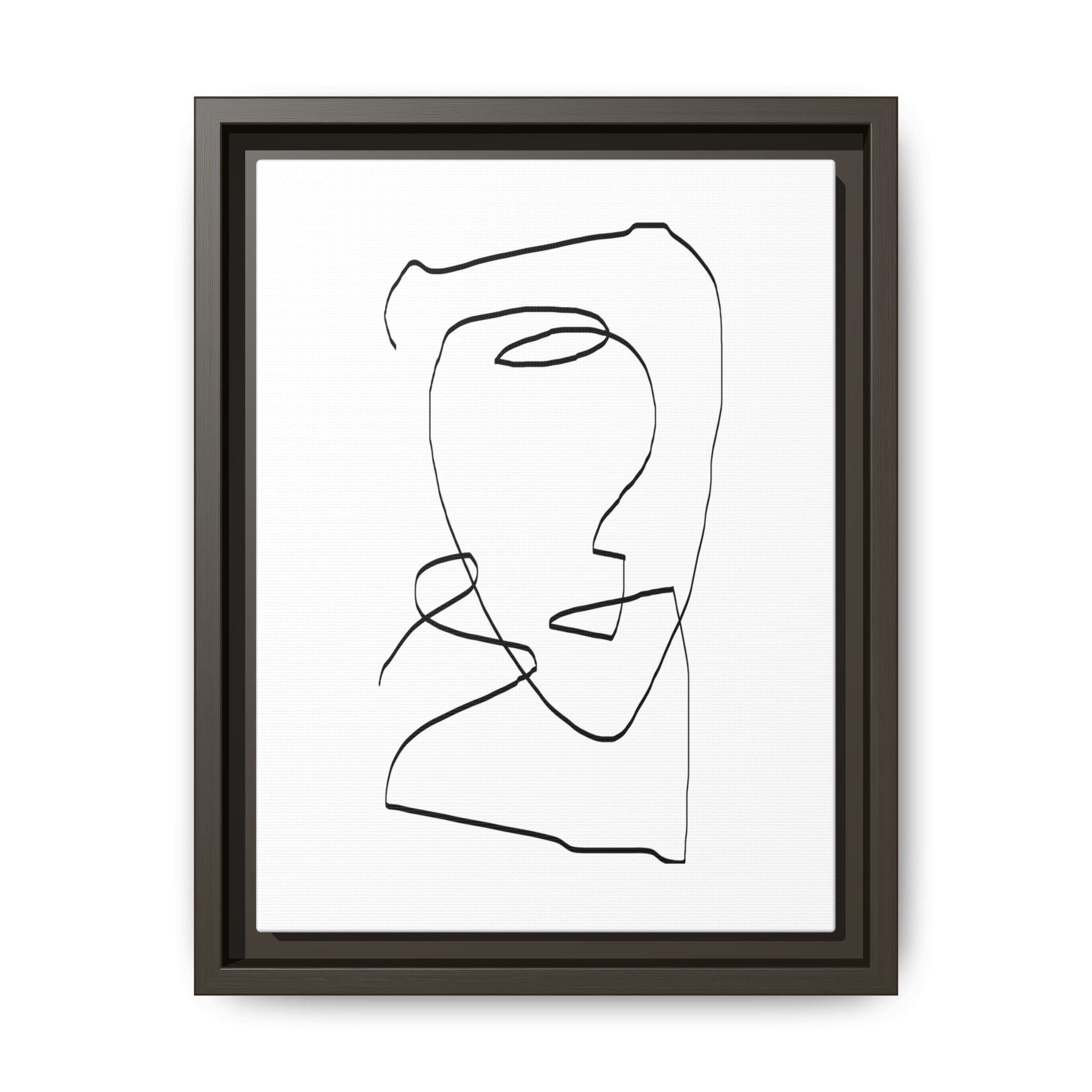 Silent Contour Reverie - Framed