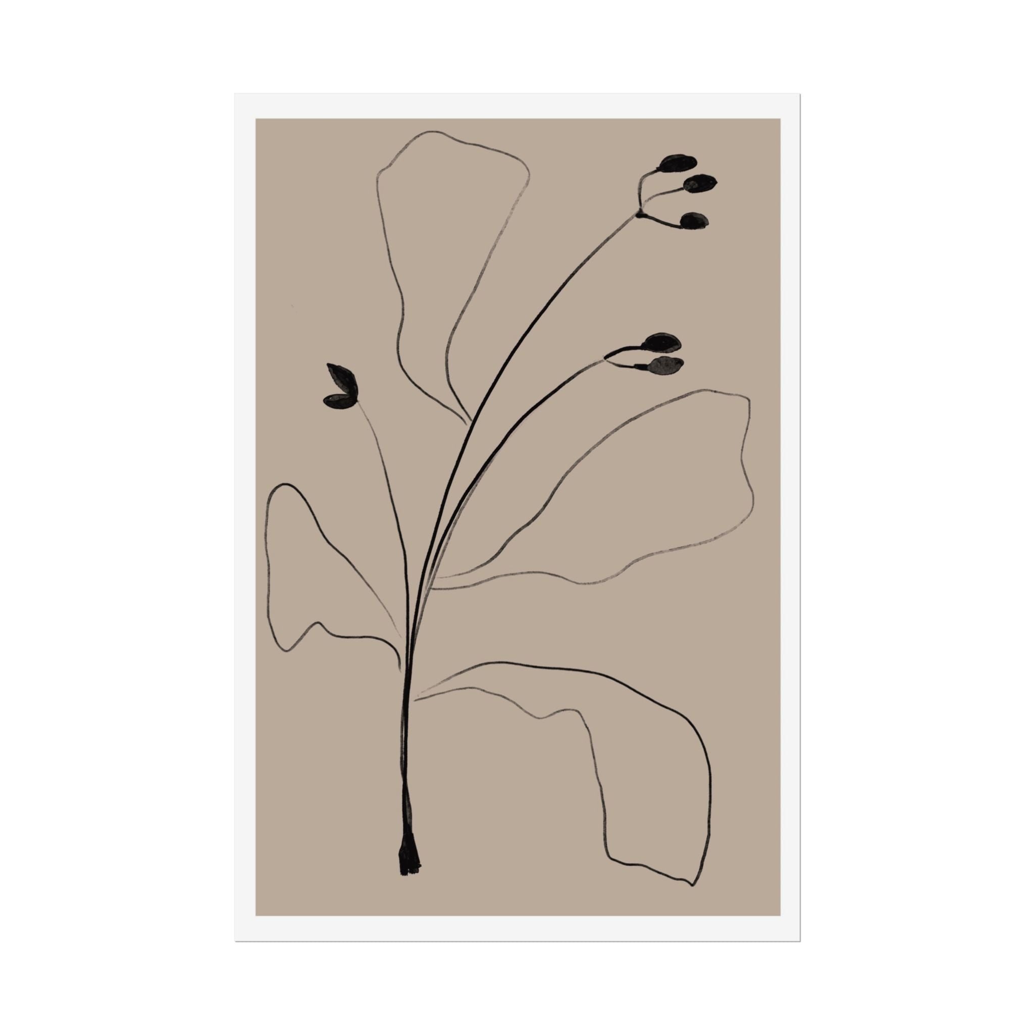 Quiet Botanical Gesture - Poster