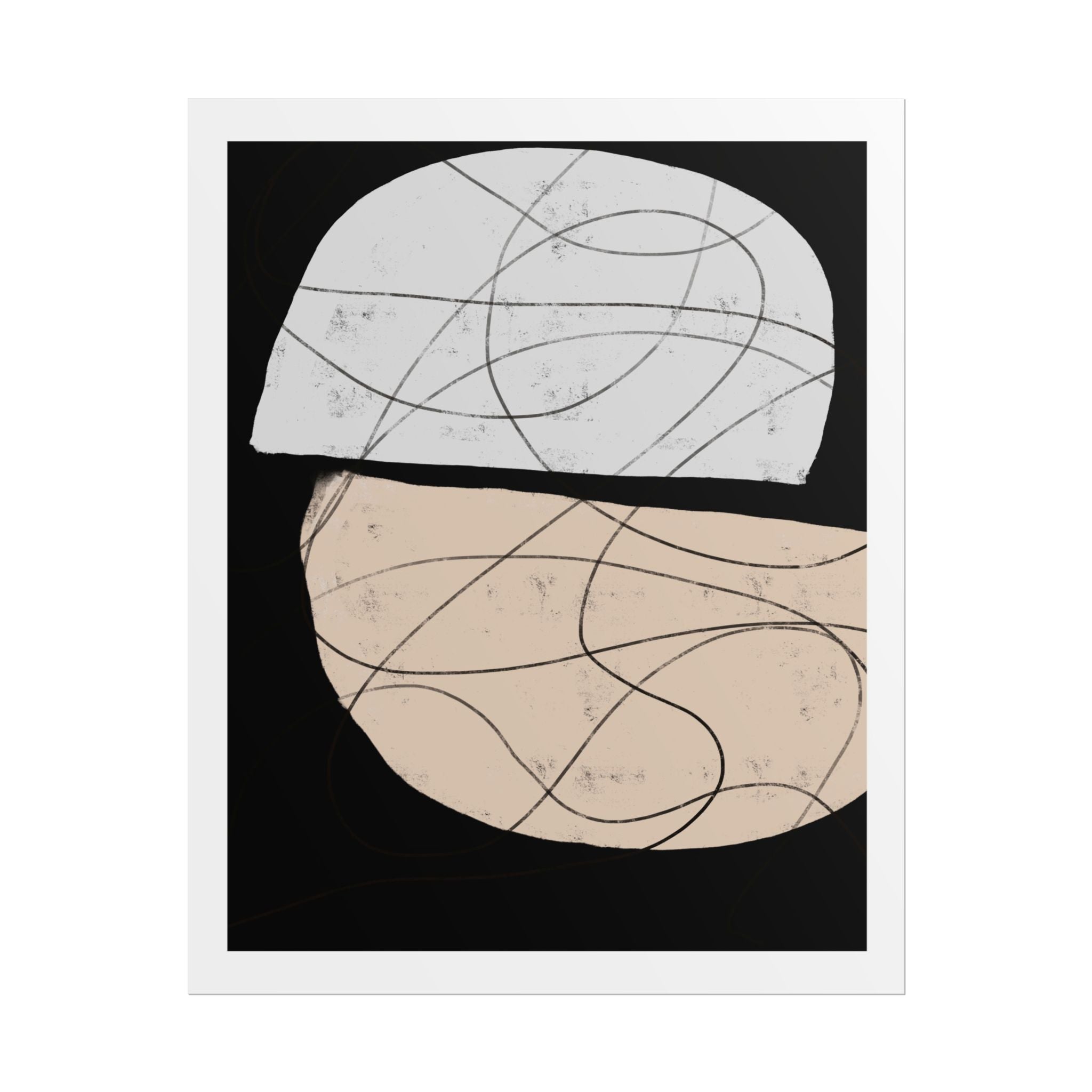 Nocturne Orbit Lines - Poster
