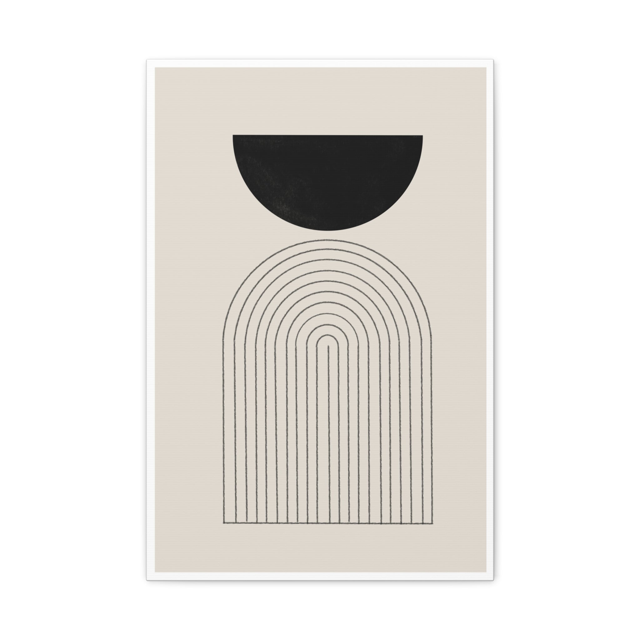 Midnight Portal Lines - Canvas