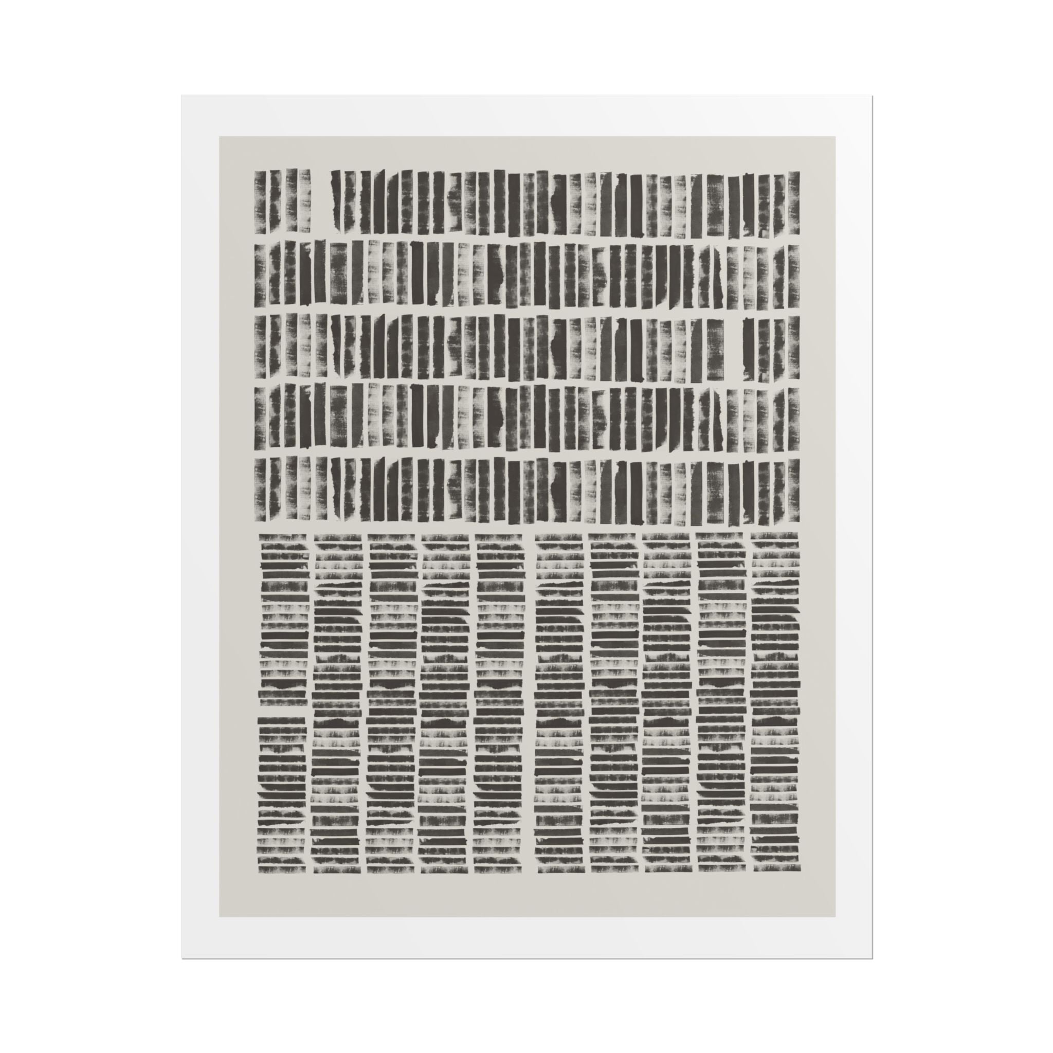 Shadow Rhythm Columns - Poster