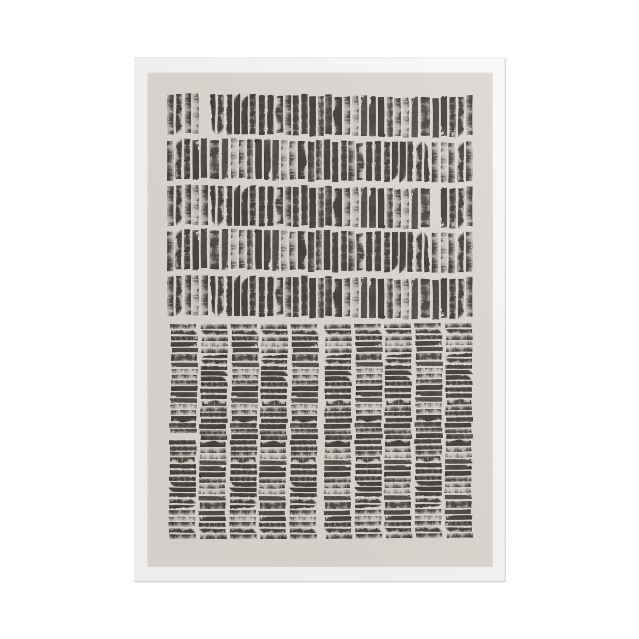 Shadow Rhythm Columns - Poster