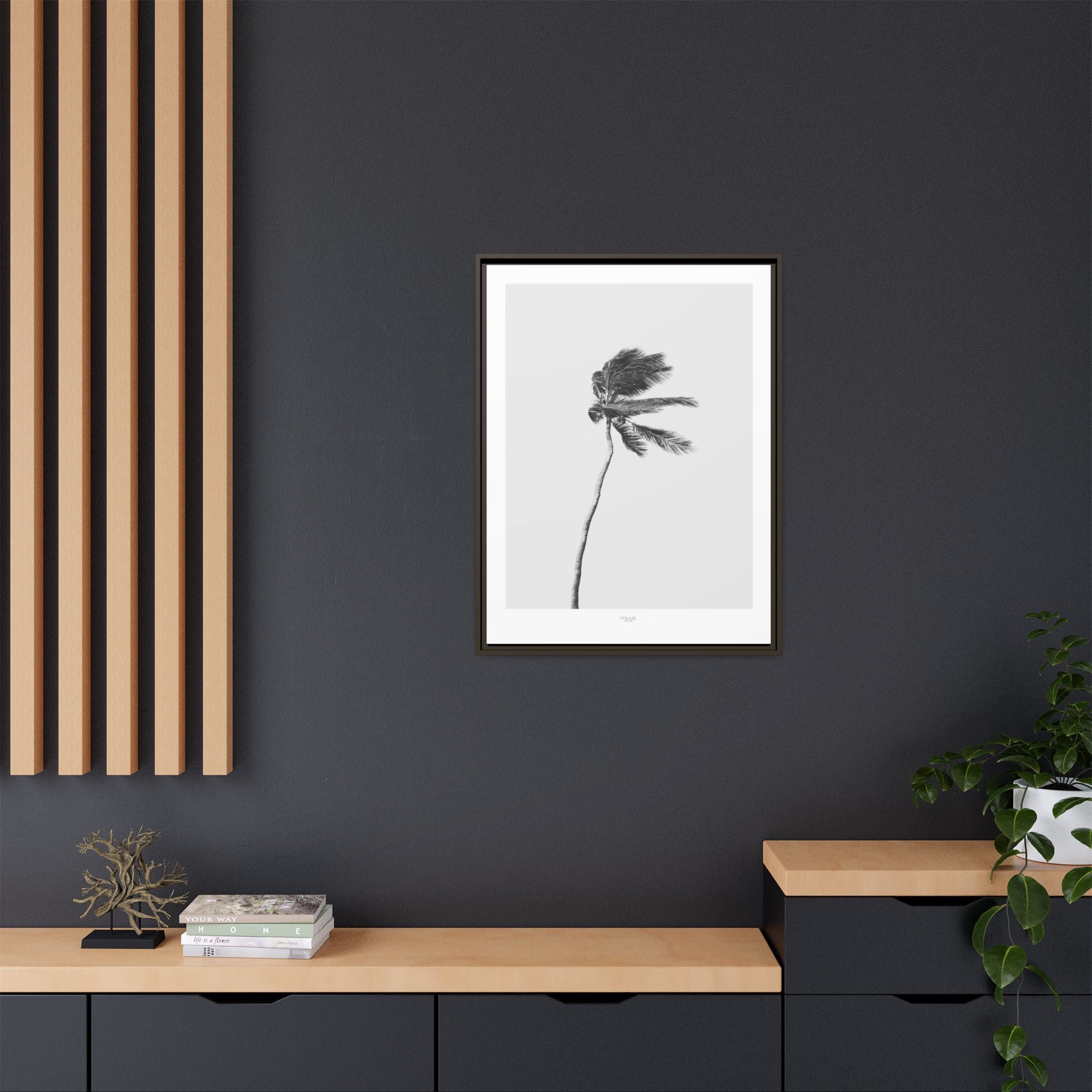 Coastal Silence Sway - Framed