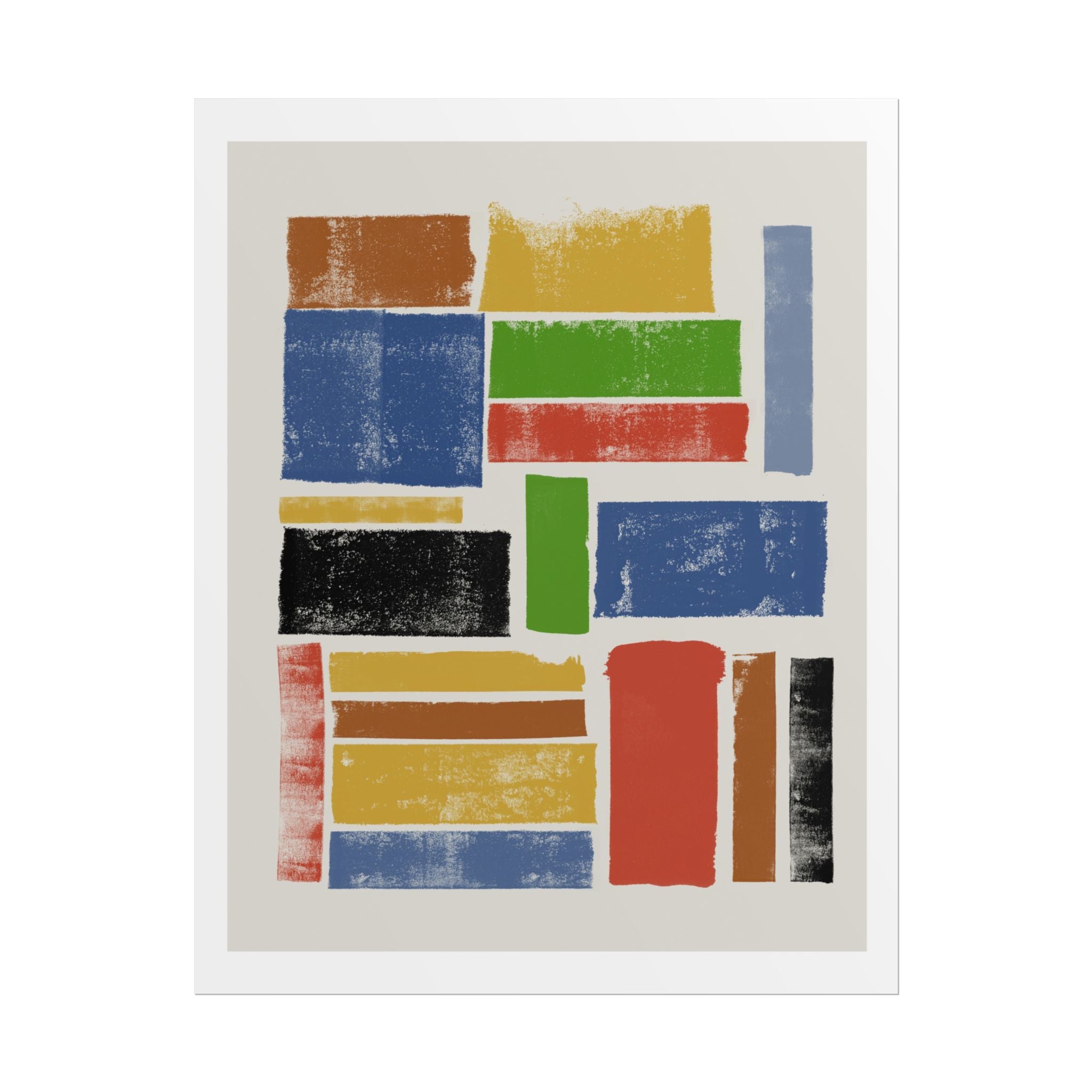 Playful Color Rhythm - Poster