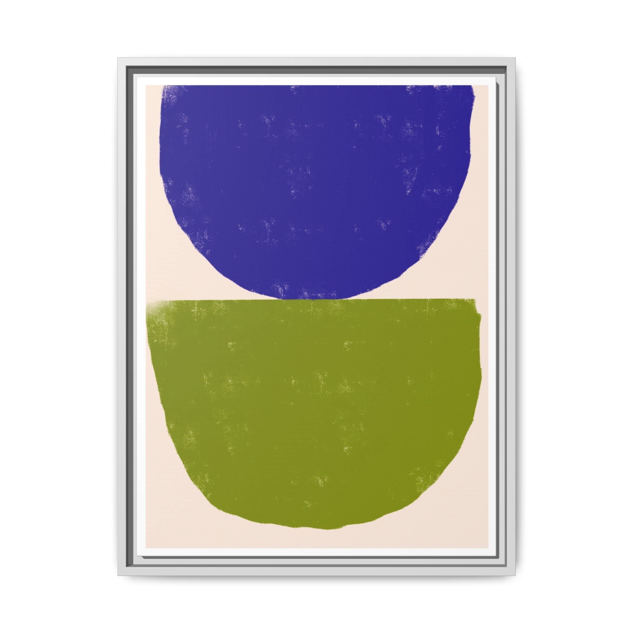 Cobalt Meadow Balance - Framed